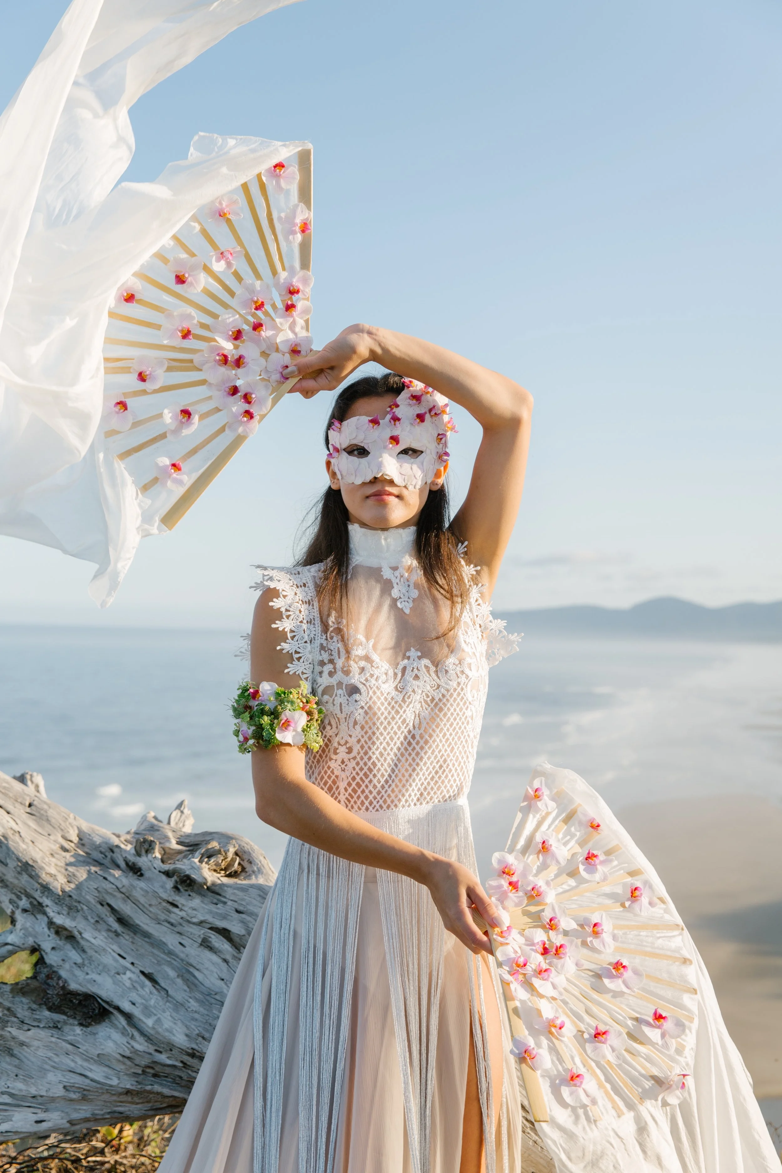 Francoise Weeks botanical fashion couture floral jewelry floral fashion 23