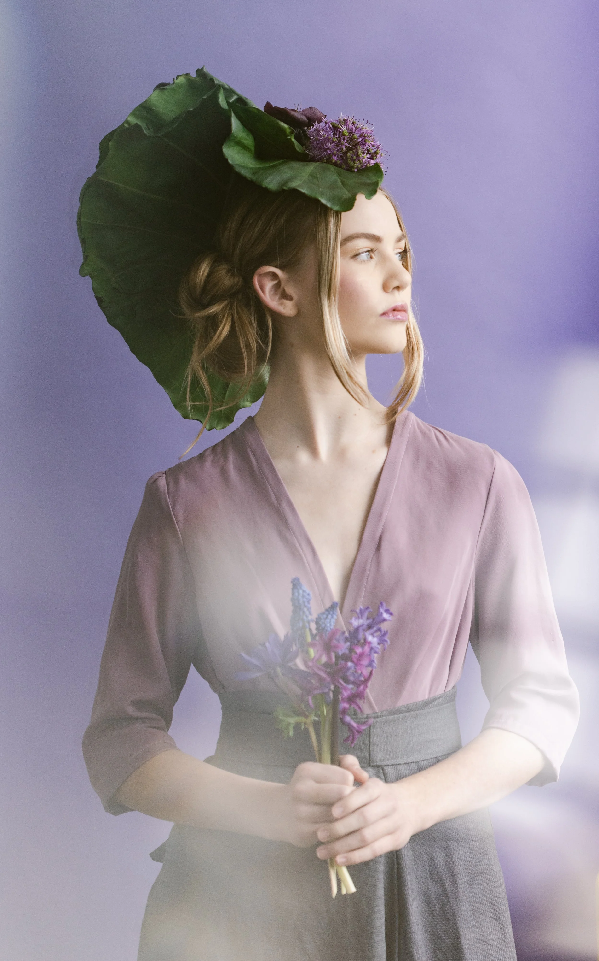 Francoise Weeks botanical fashion couture floral jewelry floral fashion 17