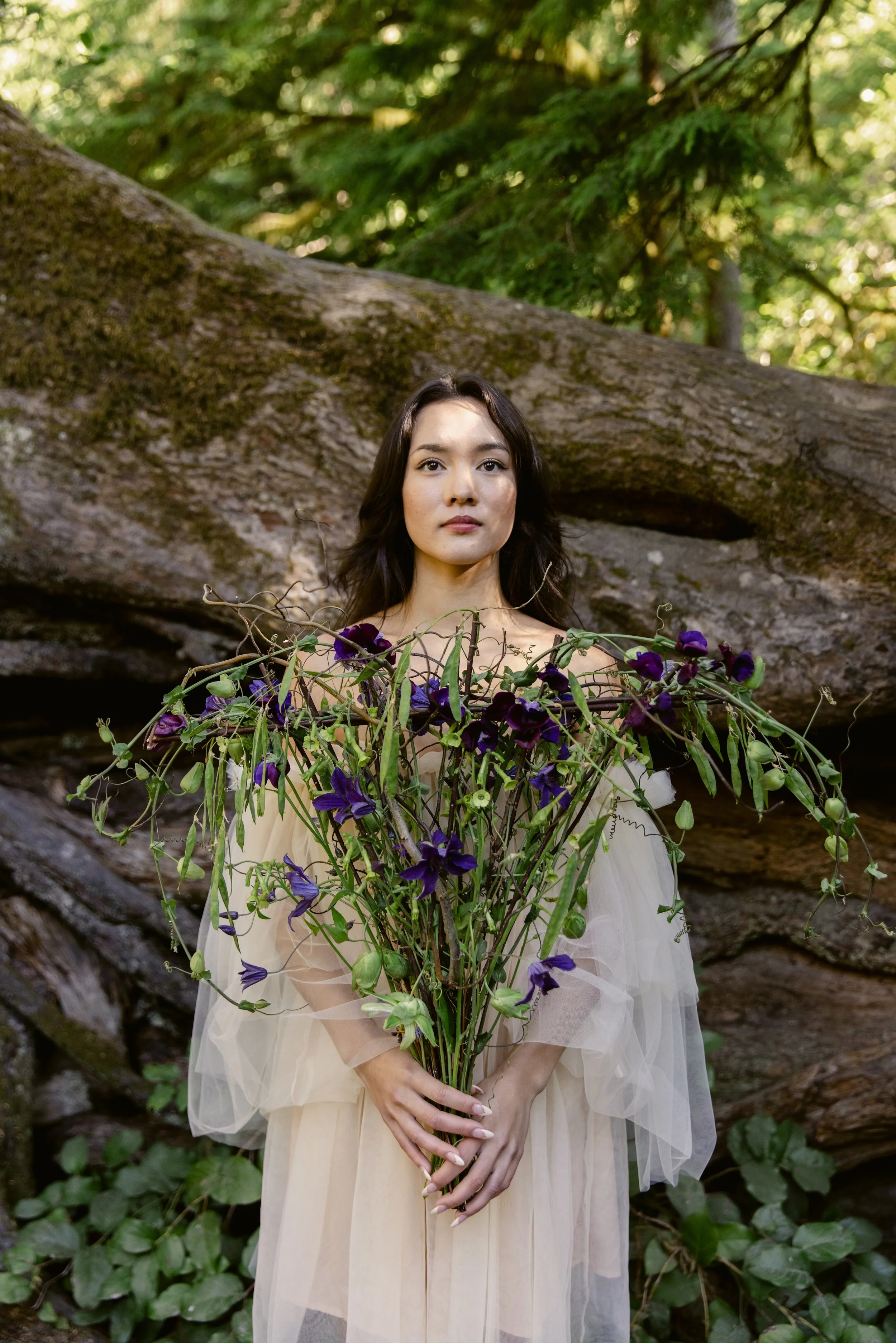 Francoise Weeks botanical fashion couture floral jewelry floral fashion 94