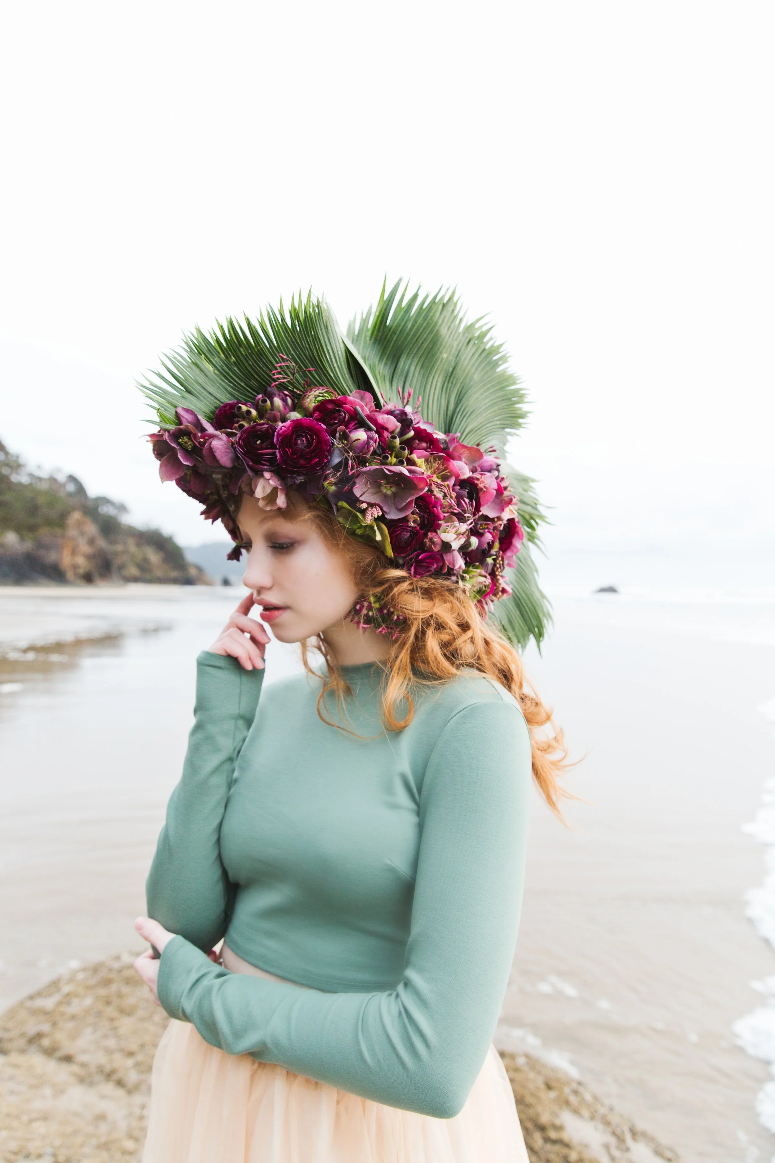 Francoise Weeks botanical fashion couture floral jewelry floral fashion 10