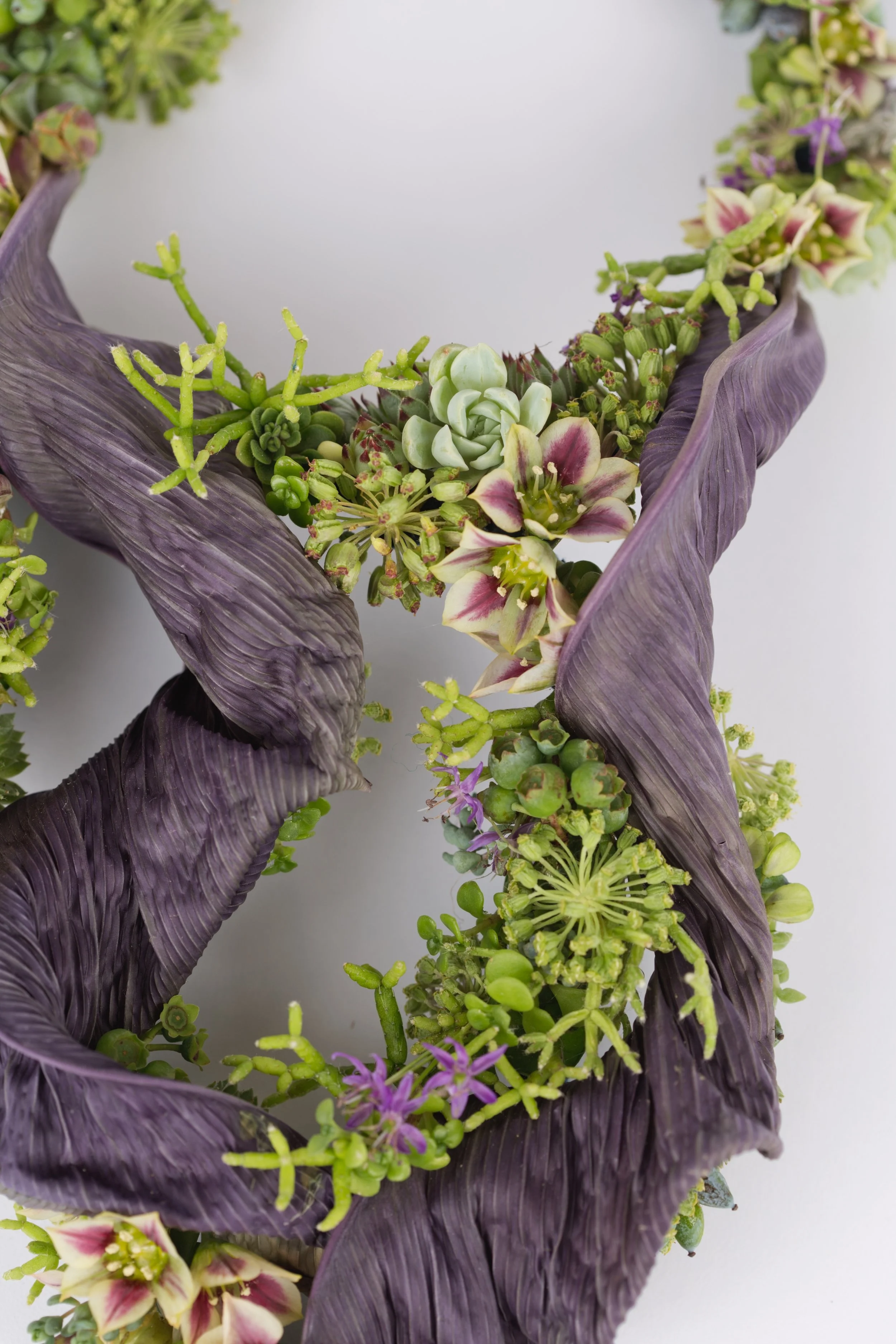 Francoise Weeks botanical fashion couture floral jewelry floral fashion 1022