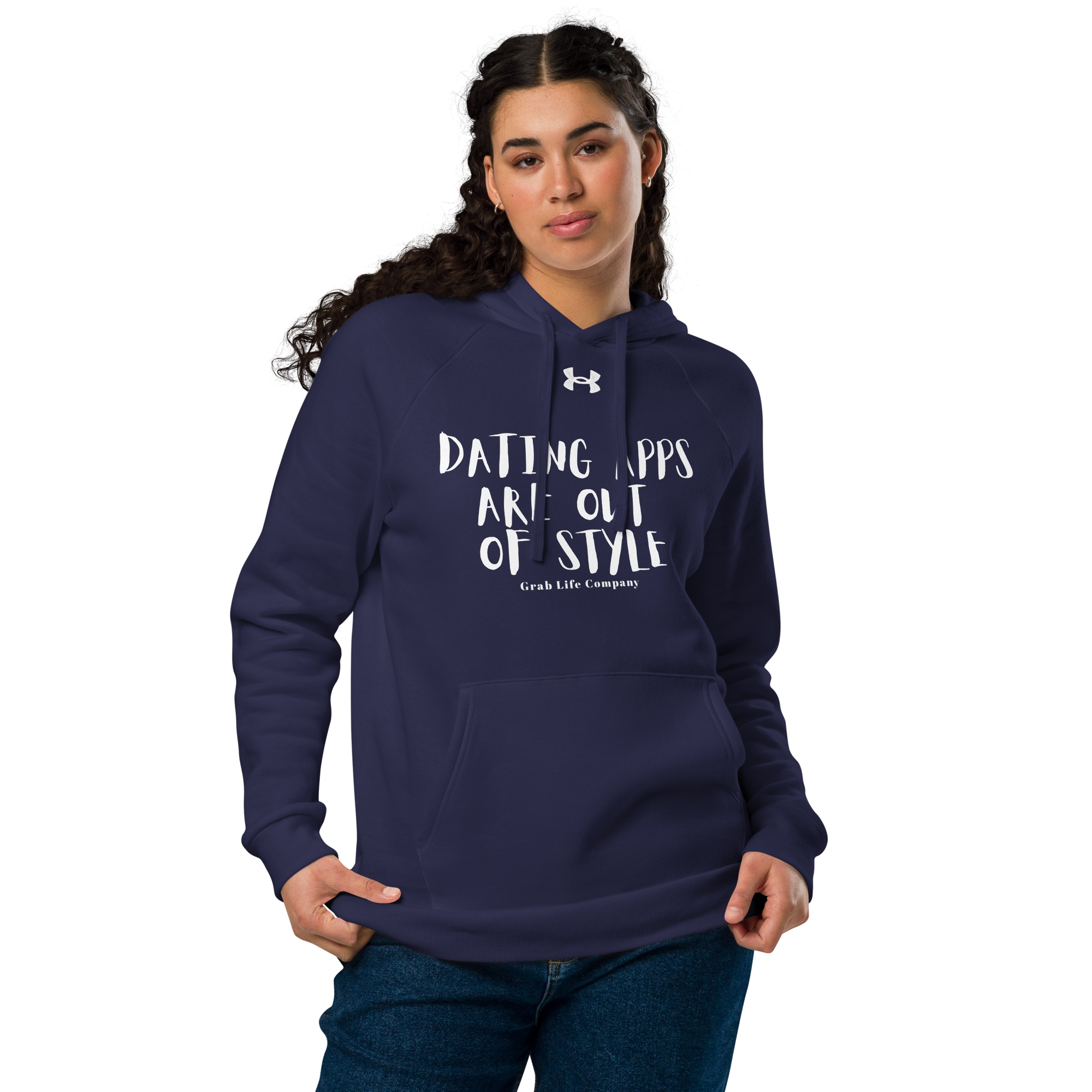 Dating Apps are out Style | Grab Life Company Under Armour® hoodie (2 colors)