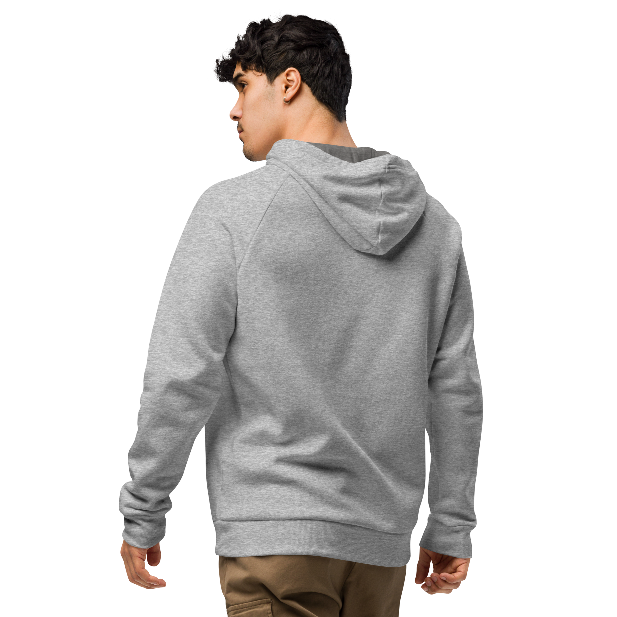 Grab Life Company hoodie with Friends don't let Friends use Dating Apps printed in white on the front of grey Under Armour sweatshirt.