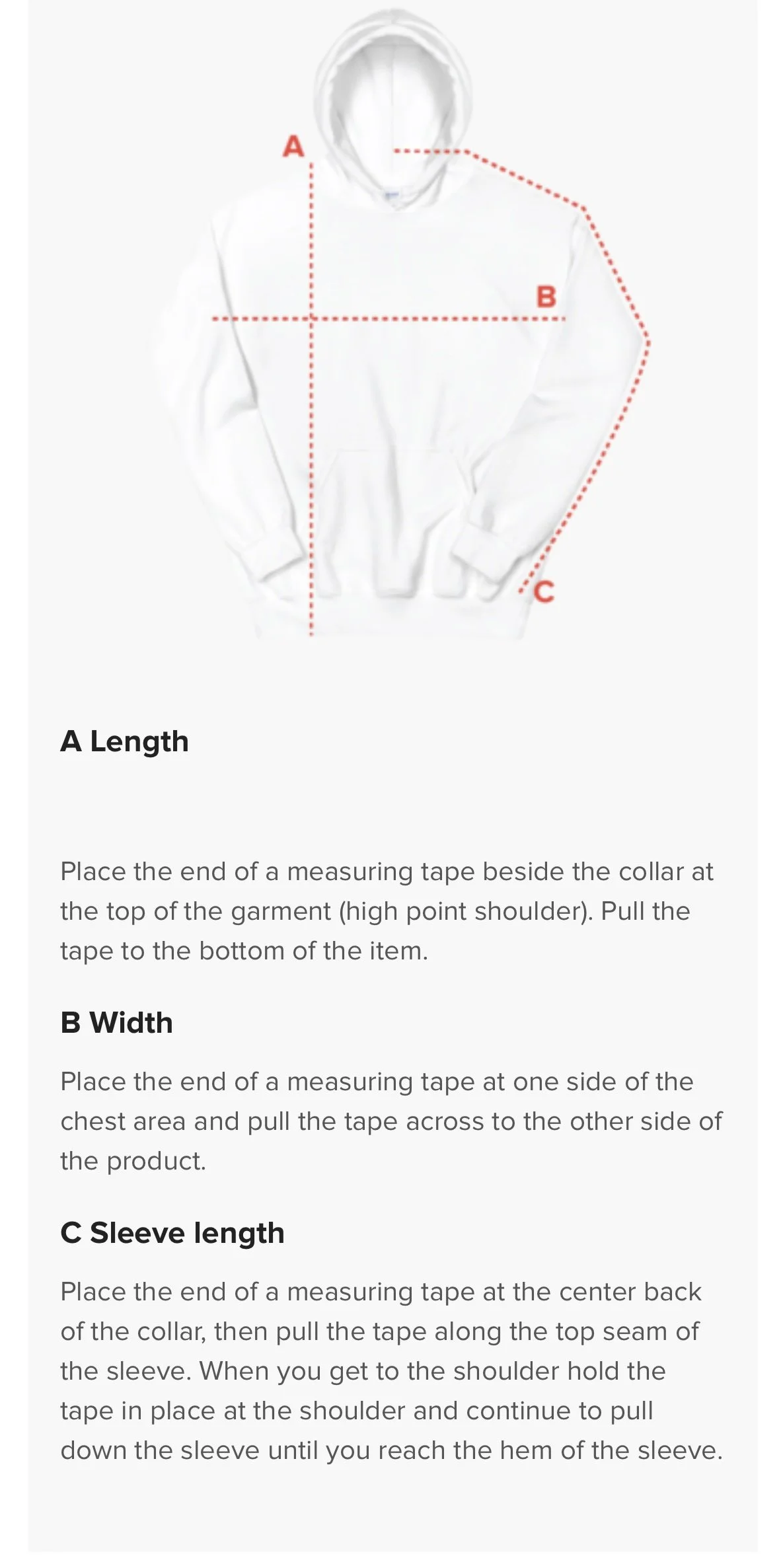 Image of Size Guidelines for King Looking for a Queen unisex hoodie
