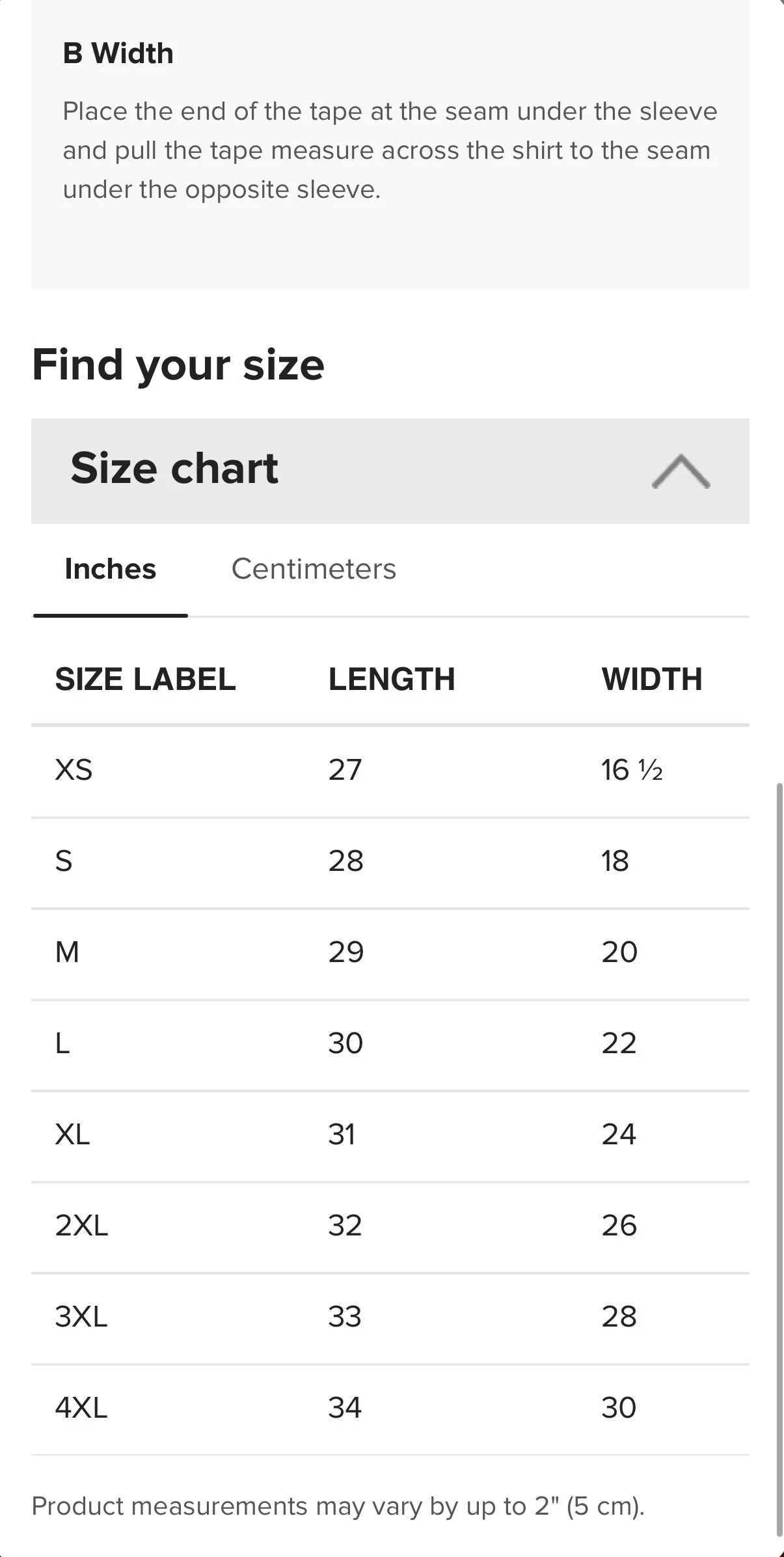 Image of Size Guidelines for To-Do List short sleeve tee