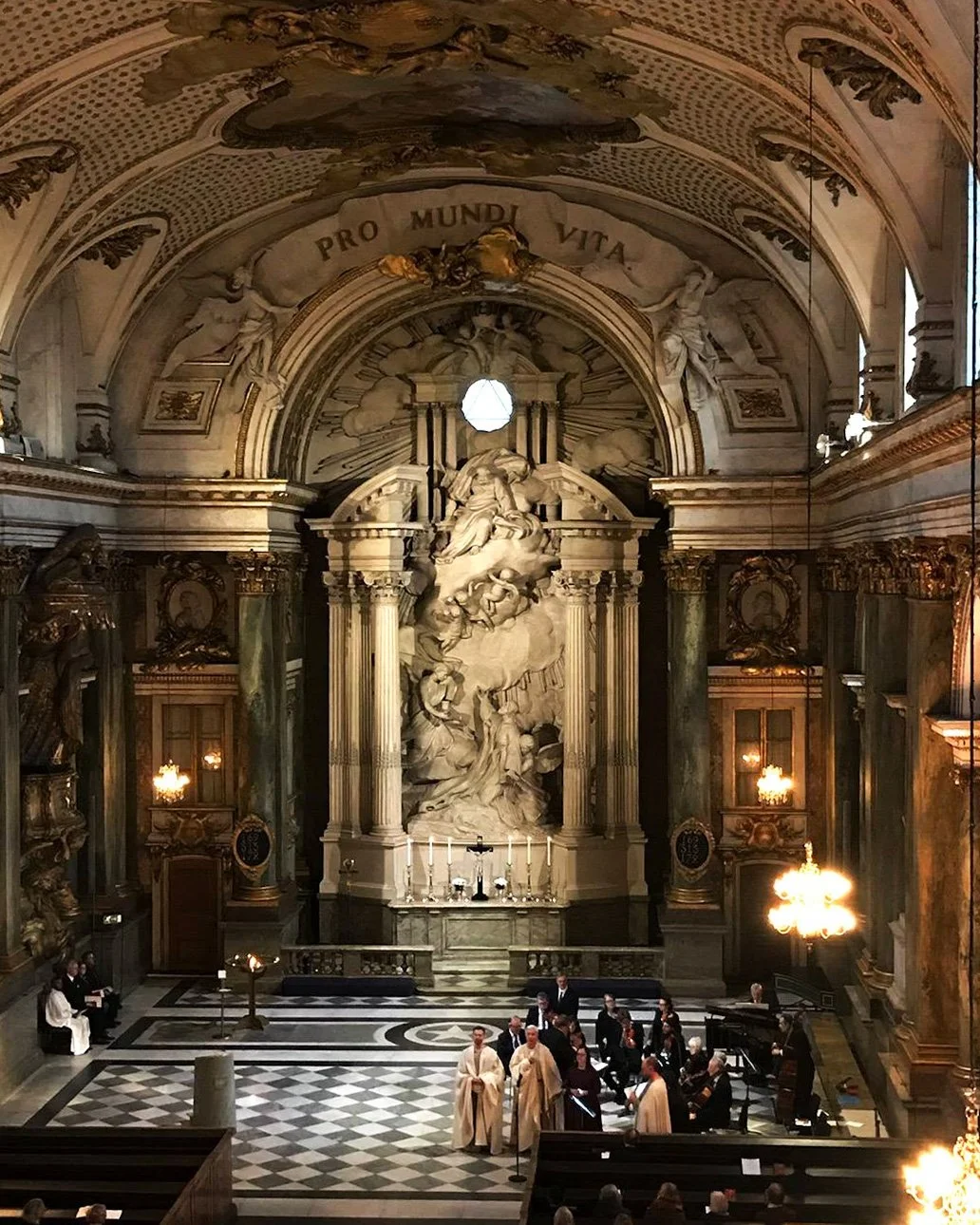 Concert and memorial service at the Royal Castle church