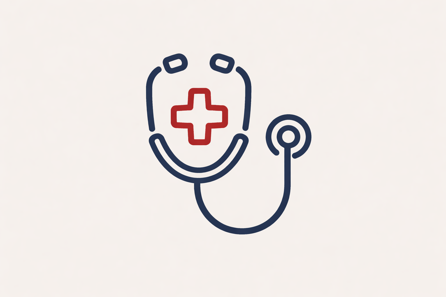 A simple line drawing of a house with a red heart on the roof.