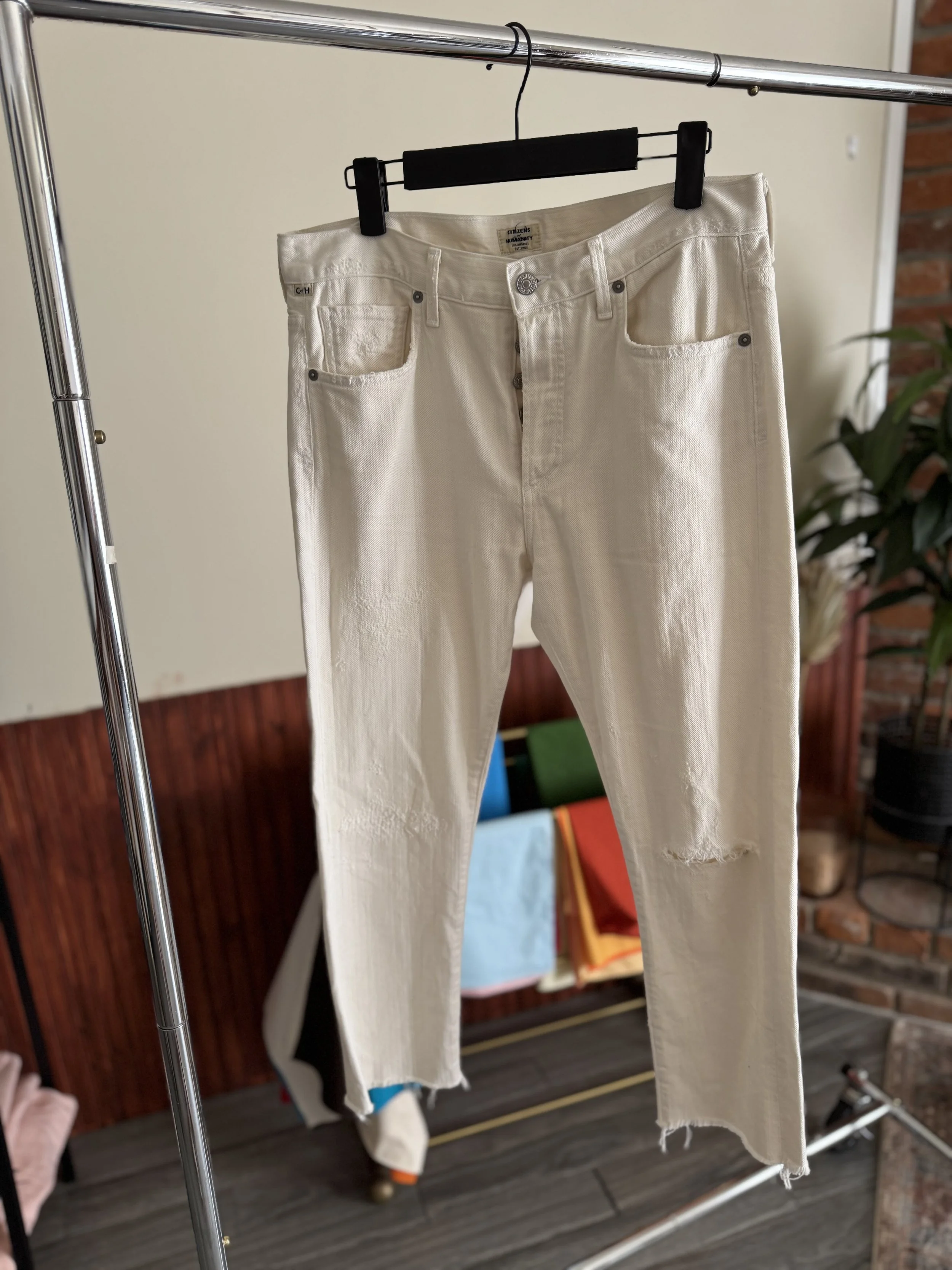 White Citizen's of Humanity Jeans