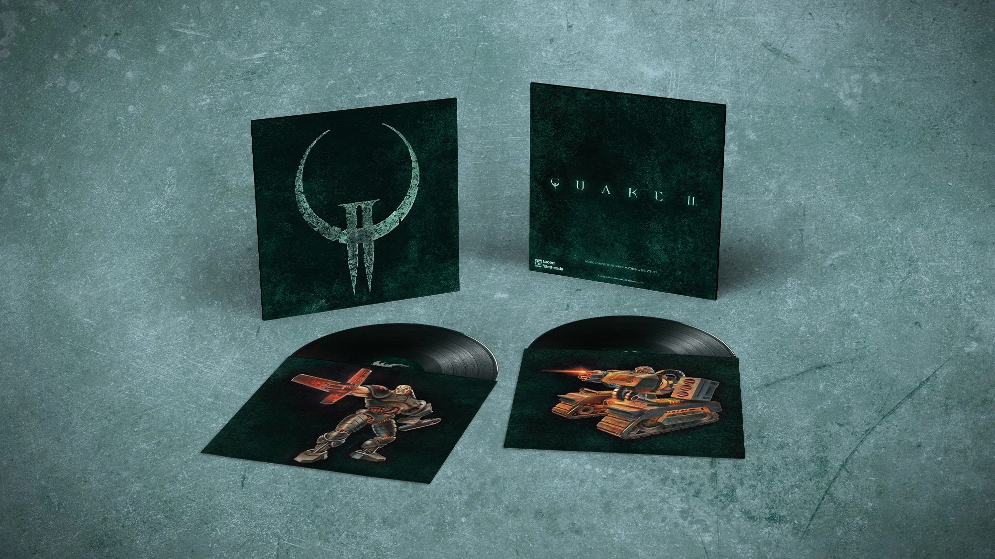 • Sleeve artwork by id Software and Jason Williford