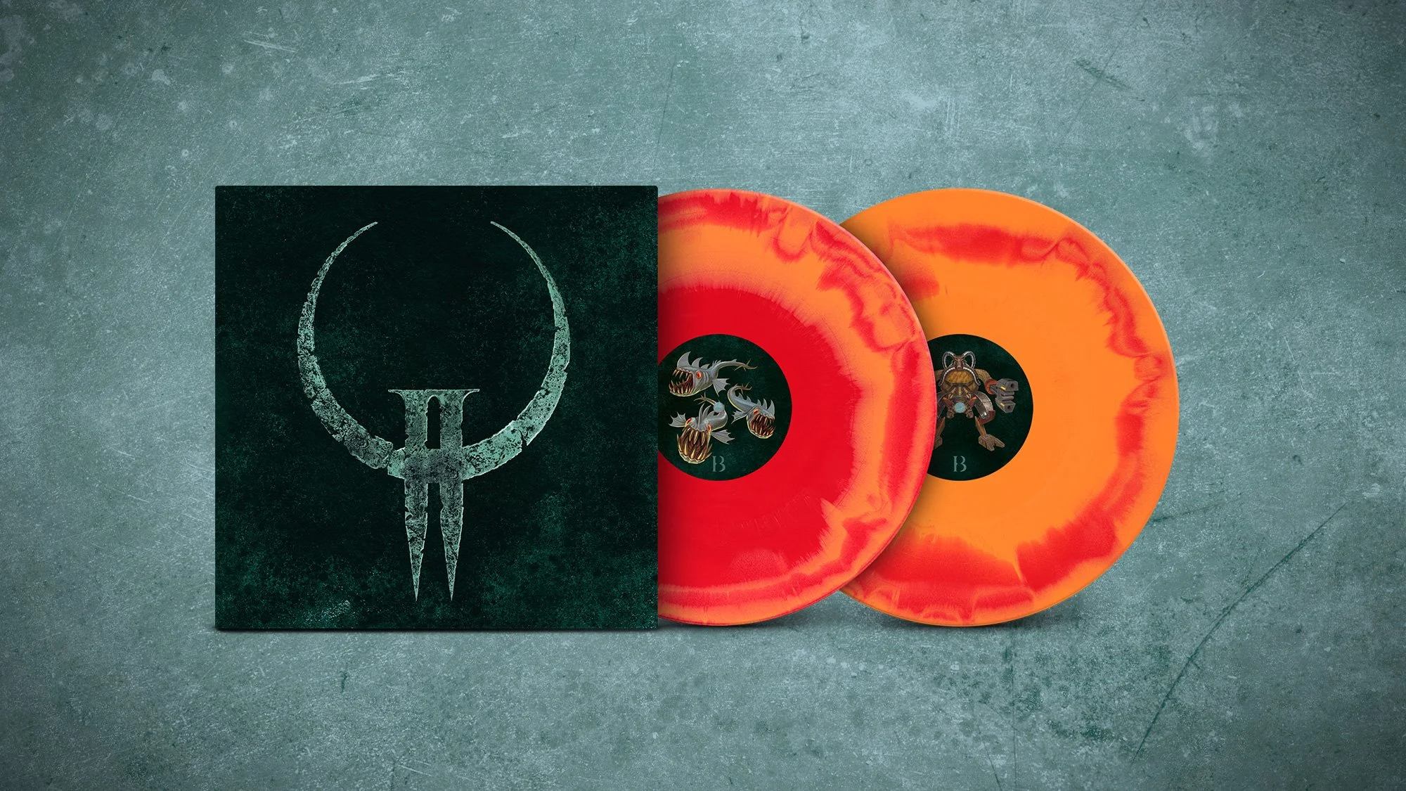 • Exclusive Limited Edition: two solid red and orange A-side/B-side effect LPs
• 19 tracks from the 1997 first-person shooter
