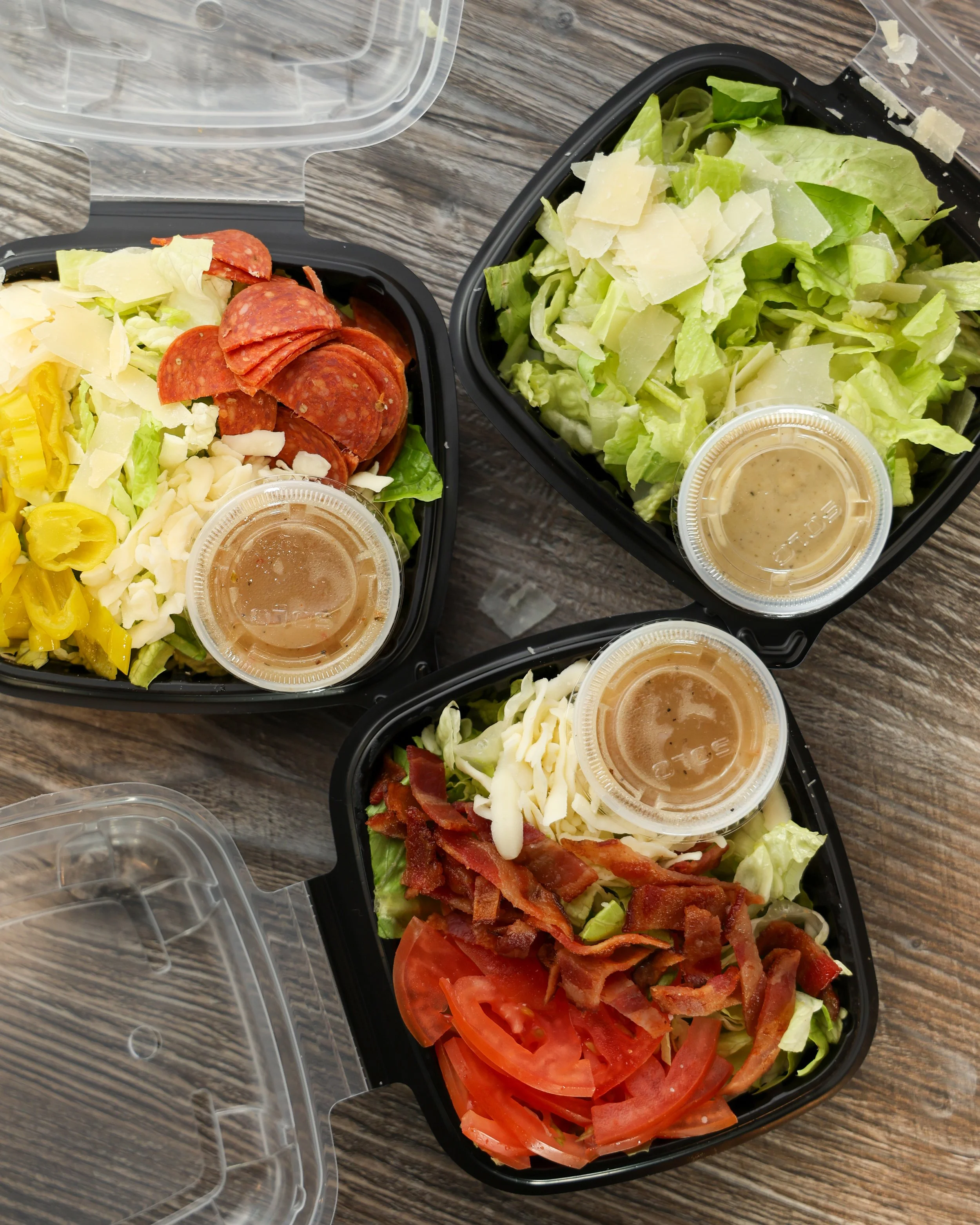 Three salads