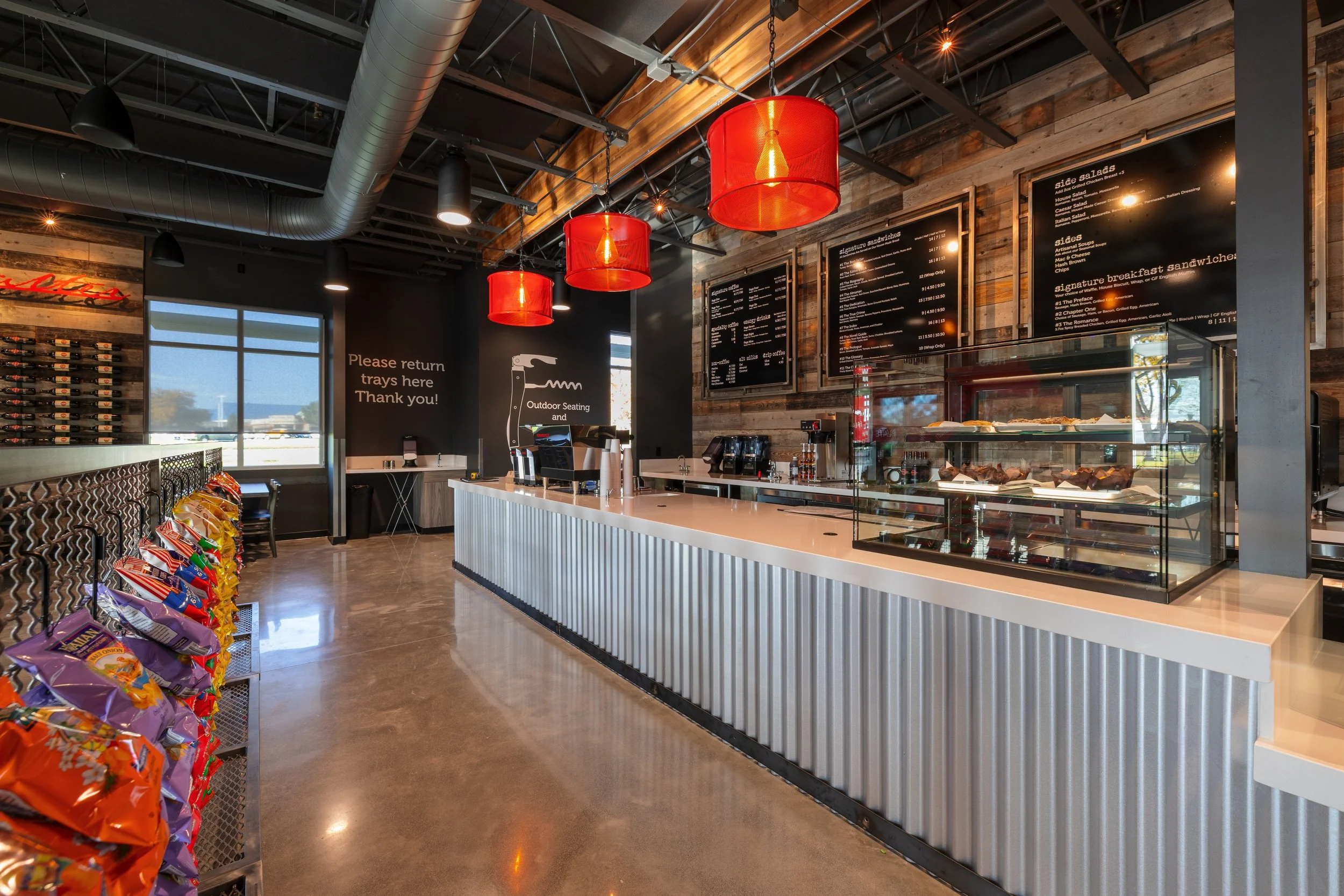 Inside of Non-Fiction, a local neighborhood eatery in Pasco, Washington