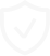 Shield icon with a check mark inside