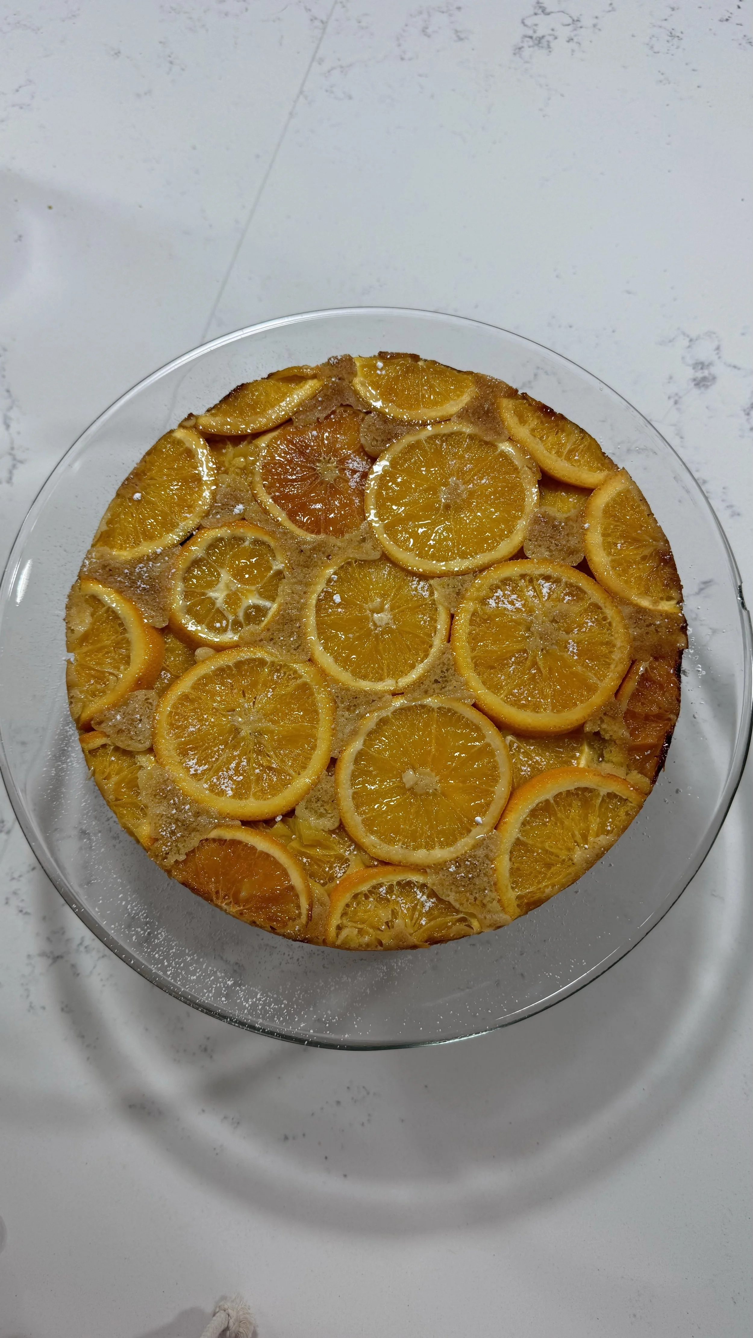 Orange olive oil upside down cake
Standard bakery request
