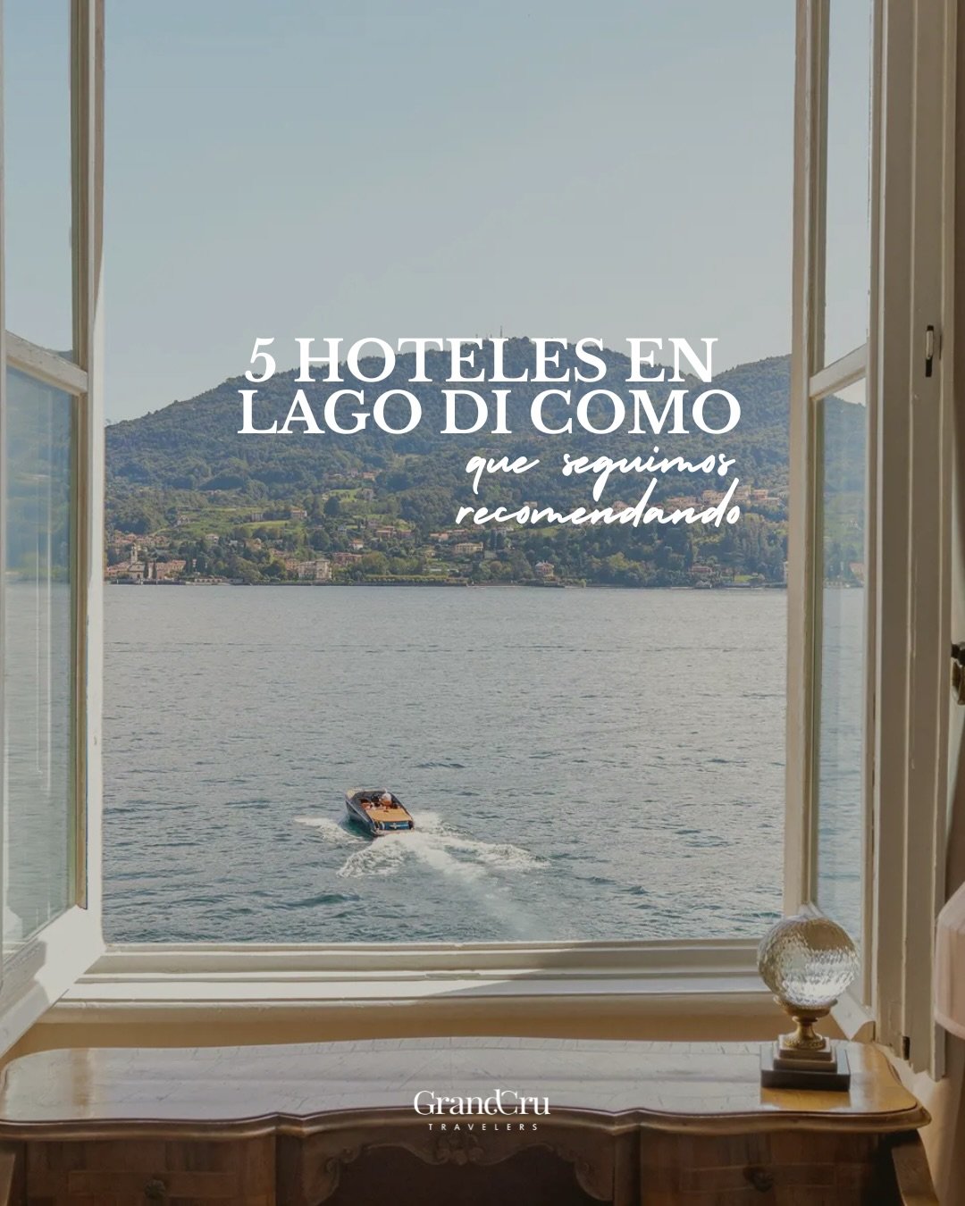 Hay destinos que funcionan en cualquier &eacute;poca del a&ntilde;o. El Lago di Como es uno de ellos. 

Monta&ntilde;a, villas centenarias y una calma que rodea el ambiente. Estos son los cinco hoteles que recomendamos, cada uno por una raz&oacute;n 