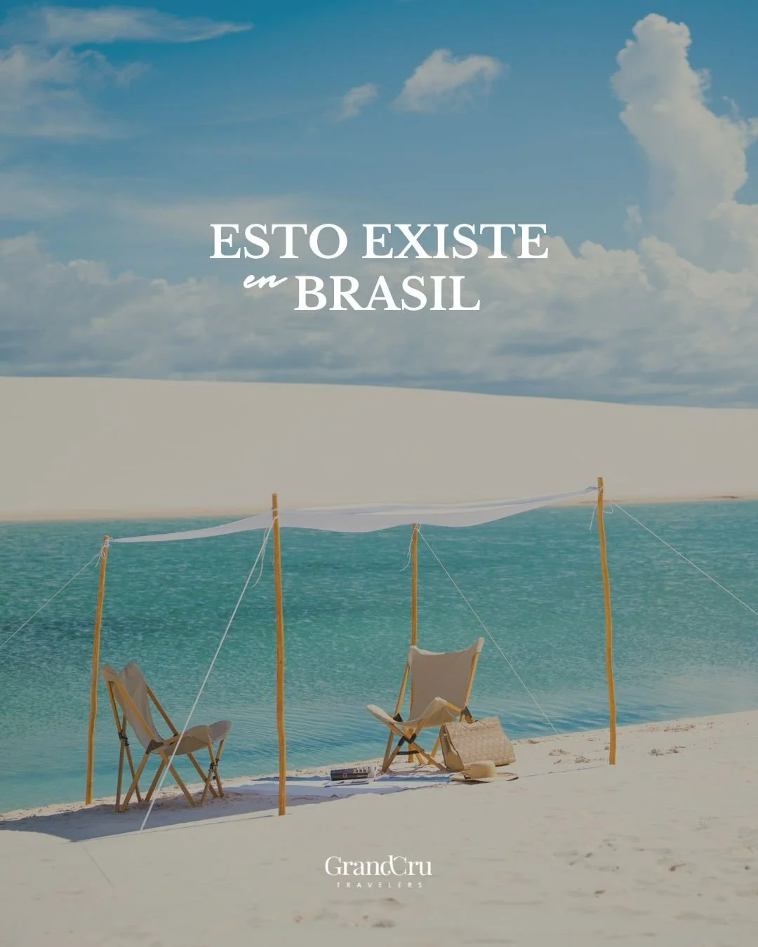 Len&ccedil;ois Maranhenses no es el Brasil que todo el mundo imagina. 

No hay selva, no hay ciudad. Hay dunas blancas, lagunas turquesas y un silencio que actualmente cuesta encontrar. 

En medio de ese paisaje, un hotel boutique con una decoraci&oa