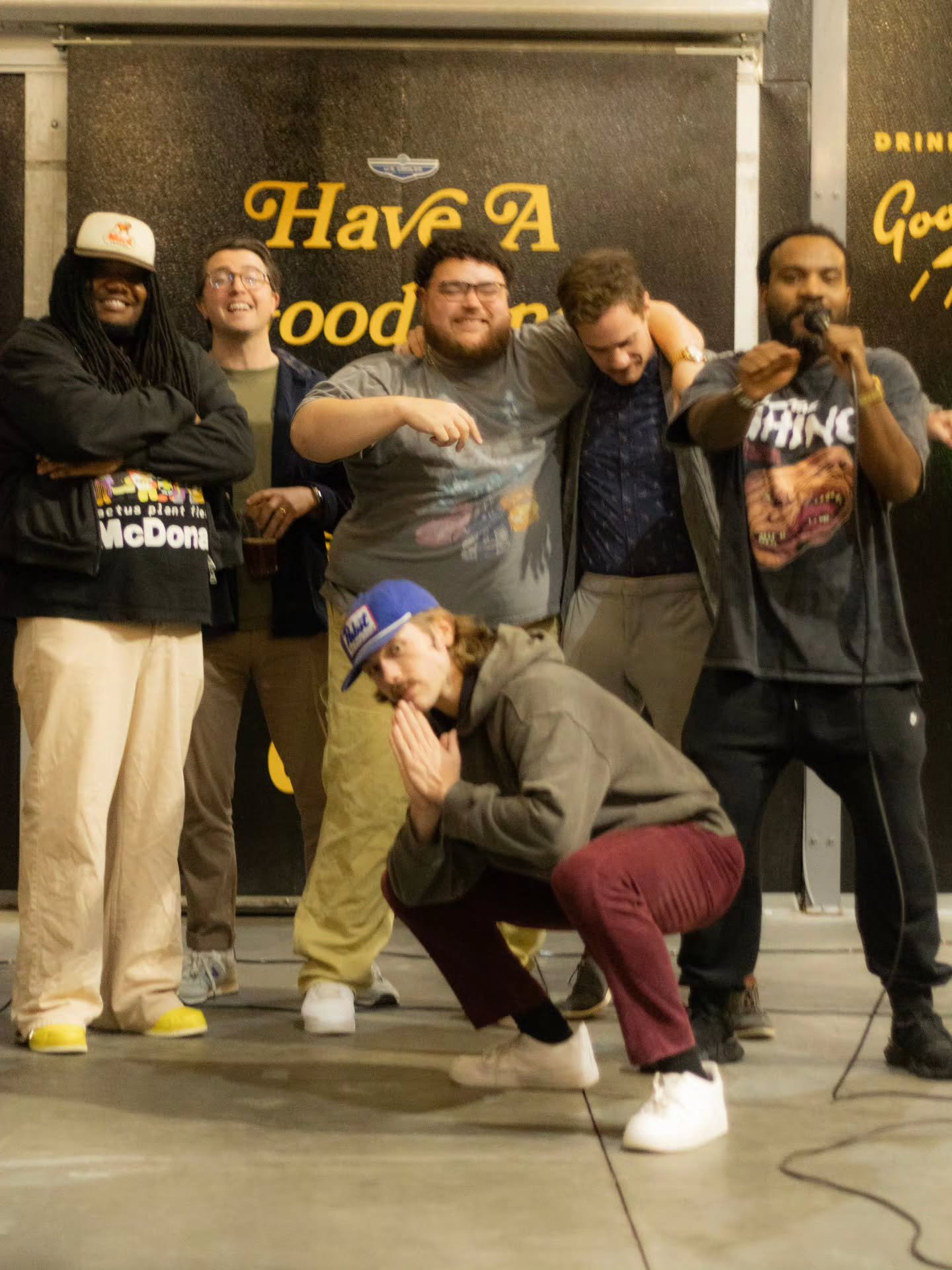 If you missed the last Funny Free Friday, you missed a BANGER of a show!! Shouts out to all the comics who came out, and our audience for rocking with us and sharing the laughs all night. Thanks again to @gpbrewing for giving us the space and all the