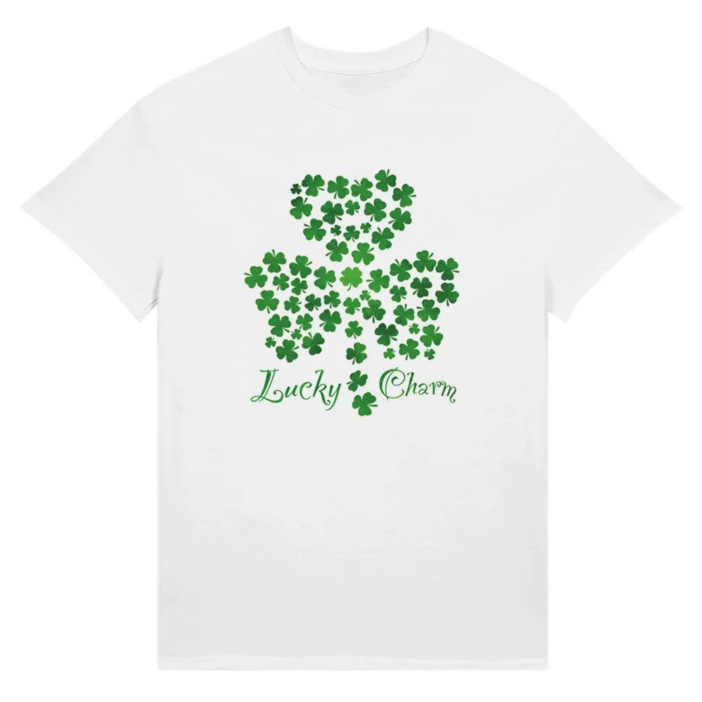 Lucky Charm | Ultra Cotton Unisex Crewneck T-shirt | Gildan 2000 White