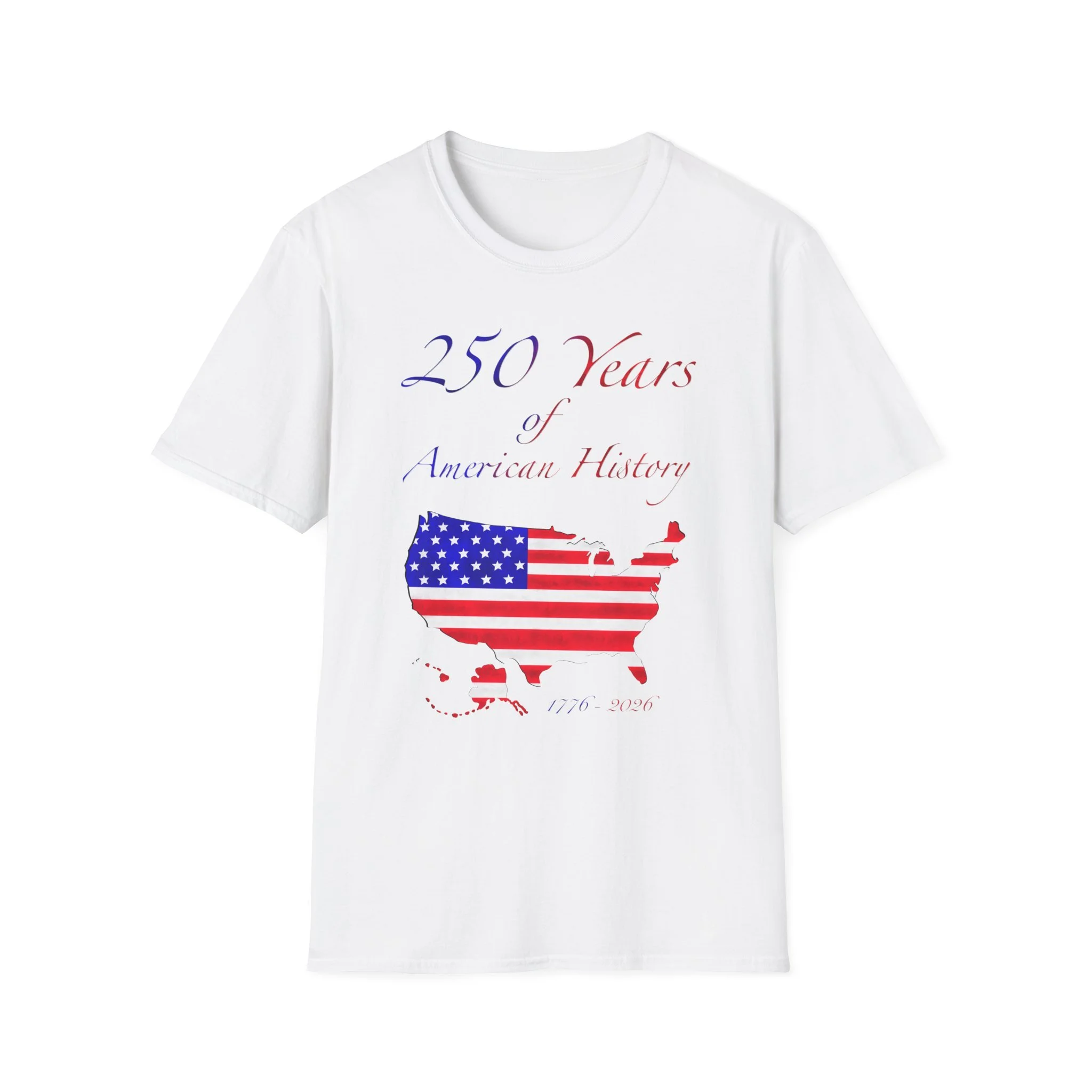 250 Years of American History | Unisex Softstyle T-Shirt