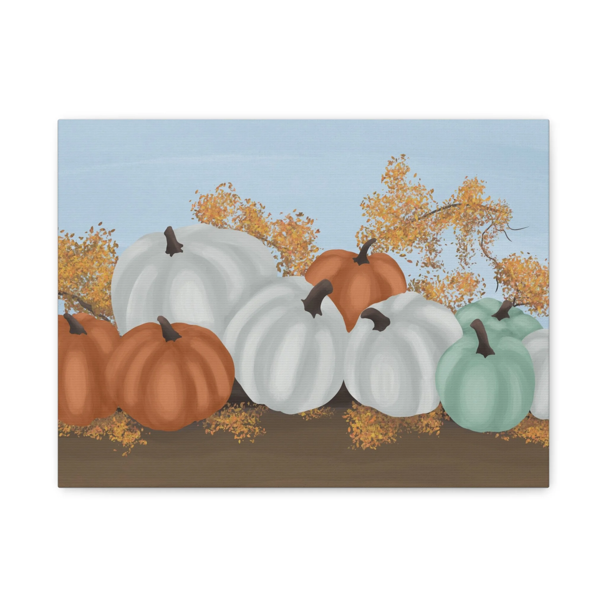 Pumpkin Patch Matte Canvas, Stretched, 1.25