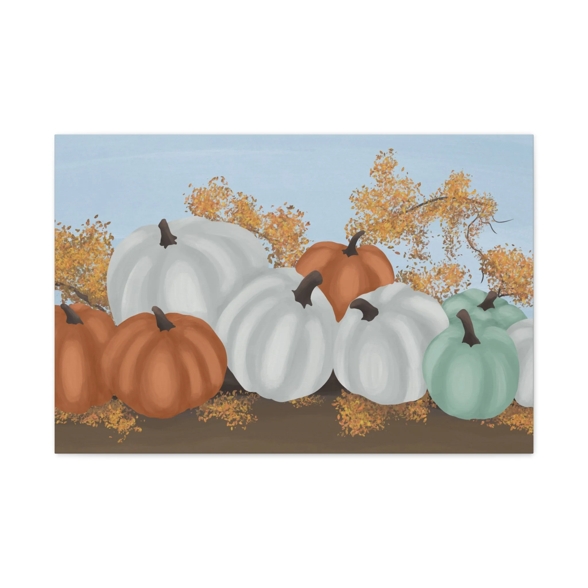 Pumpkin Patch Matte Canvas, Stretched, 1.25