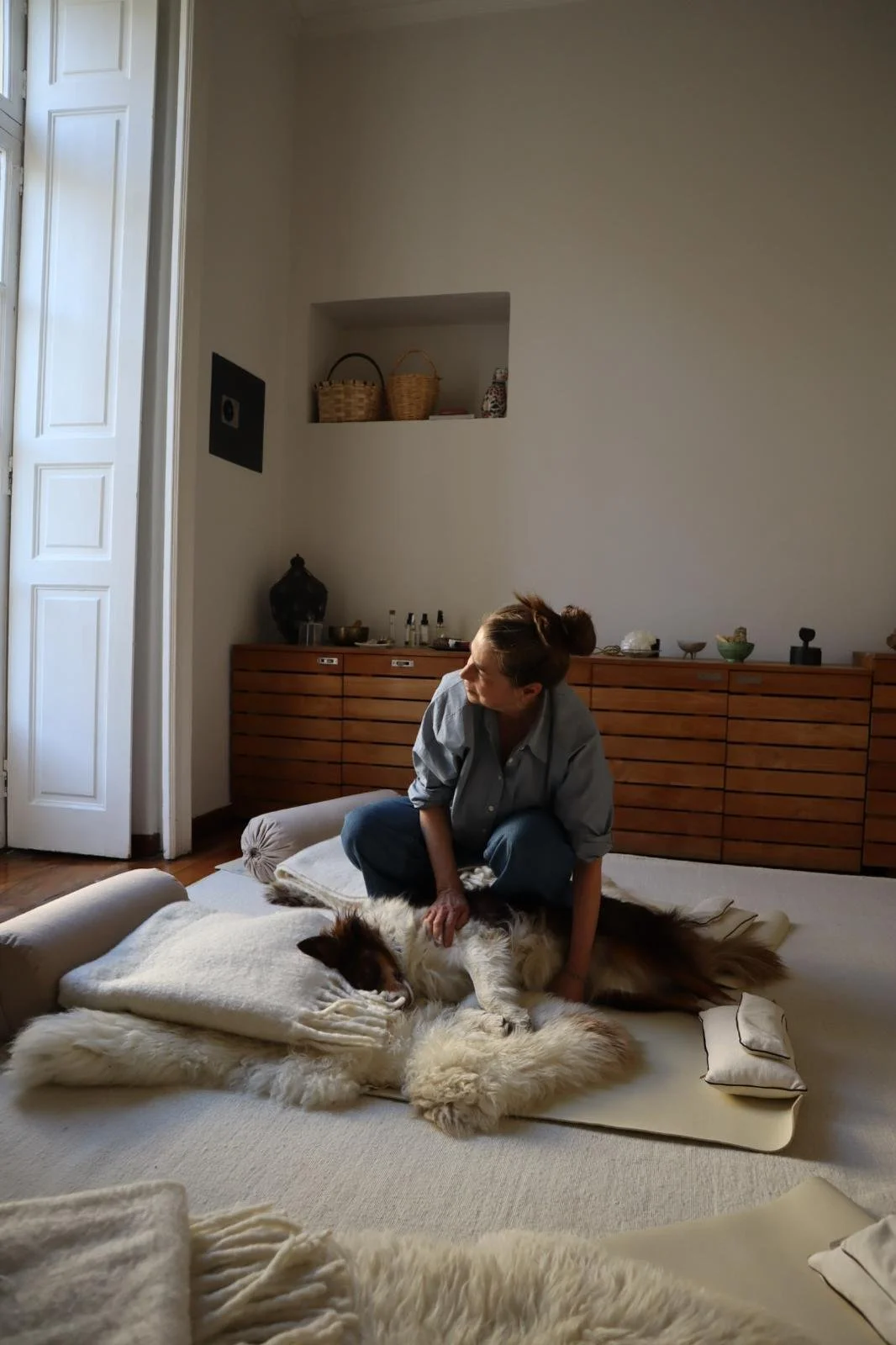 Larissa Giers in her studio