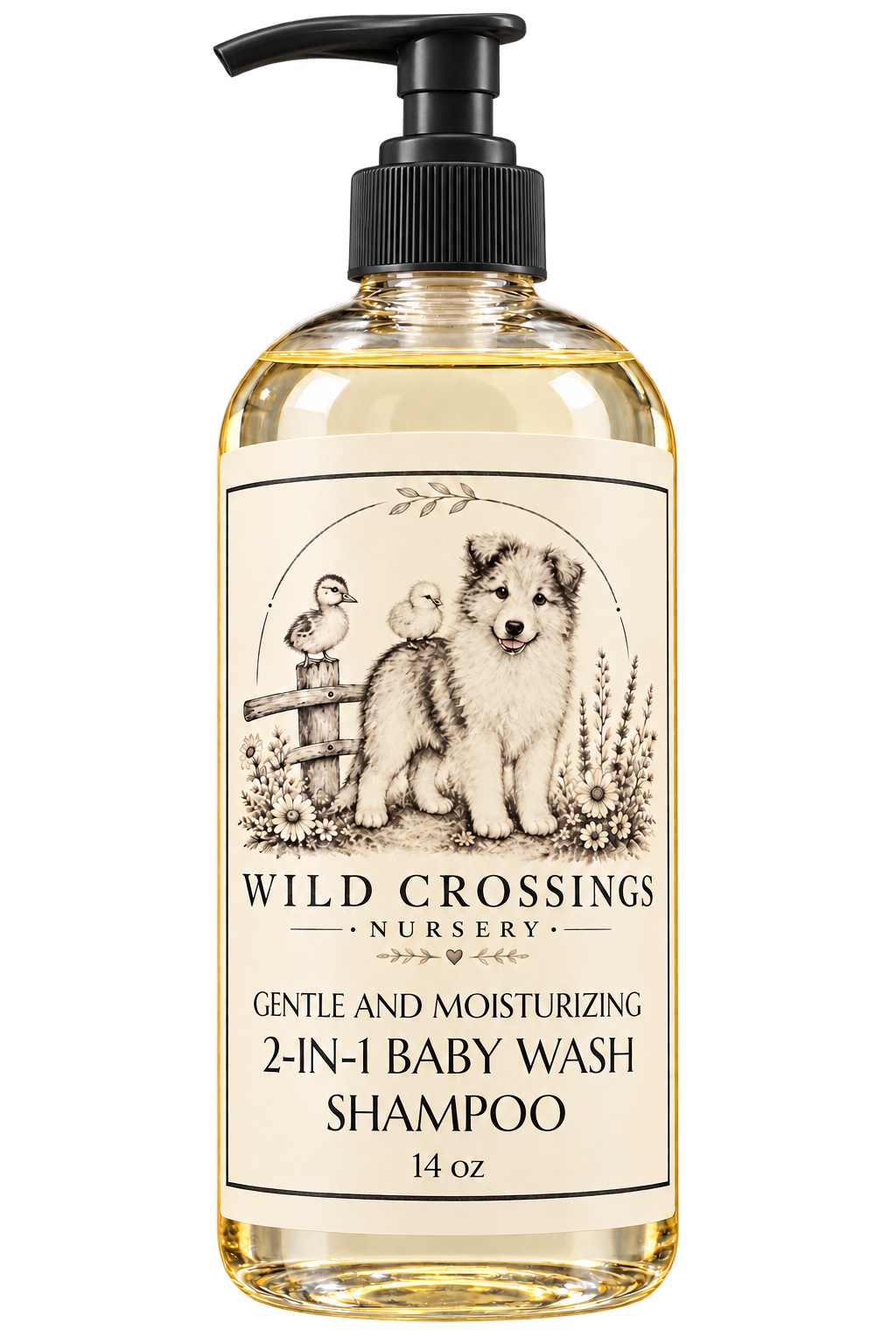 Gentle and Moisturizing 2-in-1 Baby Wash & Shampoo