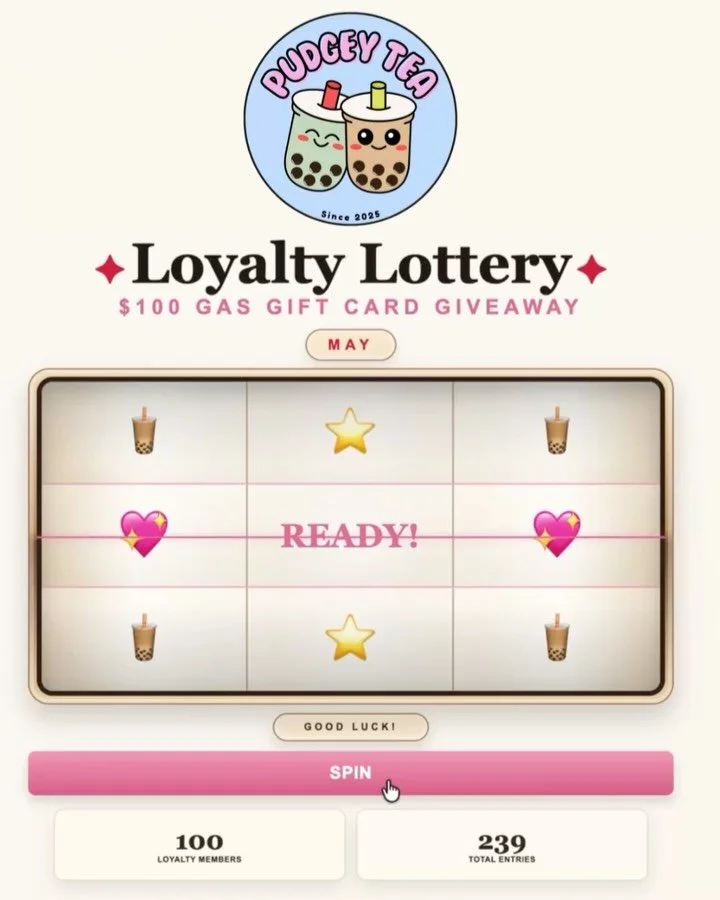 🎉 We have a winner for our May Loyalty Lottery!

The selected winner has 48 hours to reply to us to claim the $100 gas gift card.

If we don&rsquo;t hear back within 48 hours, we&rsquo;ll spin again and select a new winner.

Thank you to everyone wh