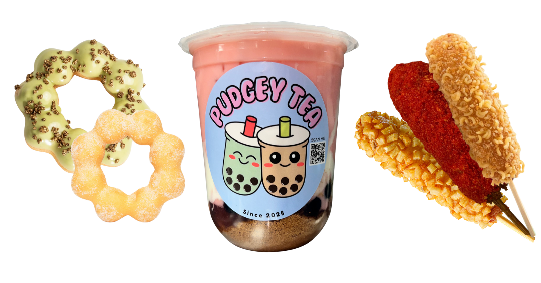 Boba milk tea with tapioca pearls from Pudgey Tea in Fitchburg Massachusetts