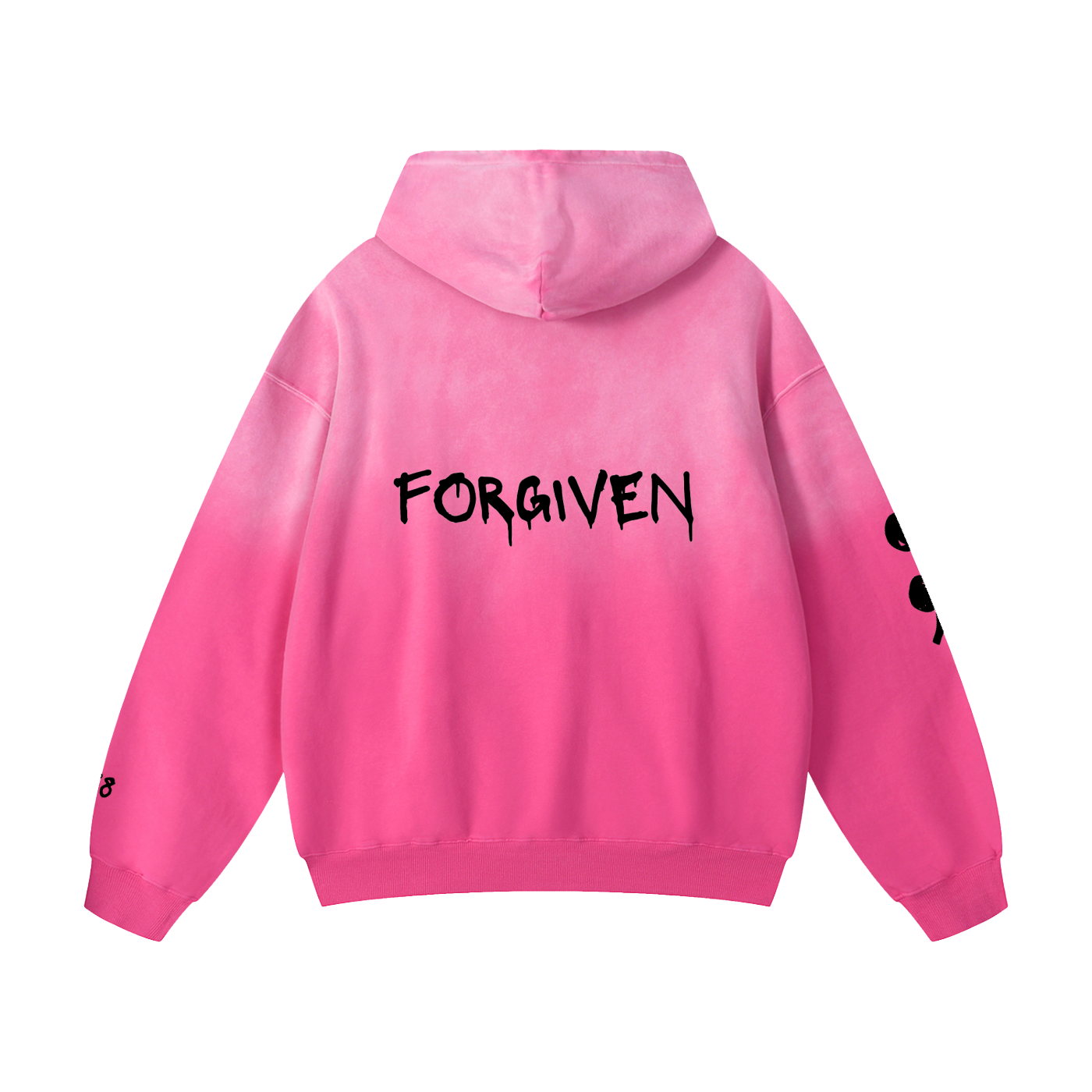 Heavyweight Sunfade "FORGIVEN" Oversized Hoodie