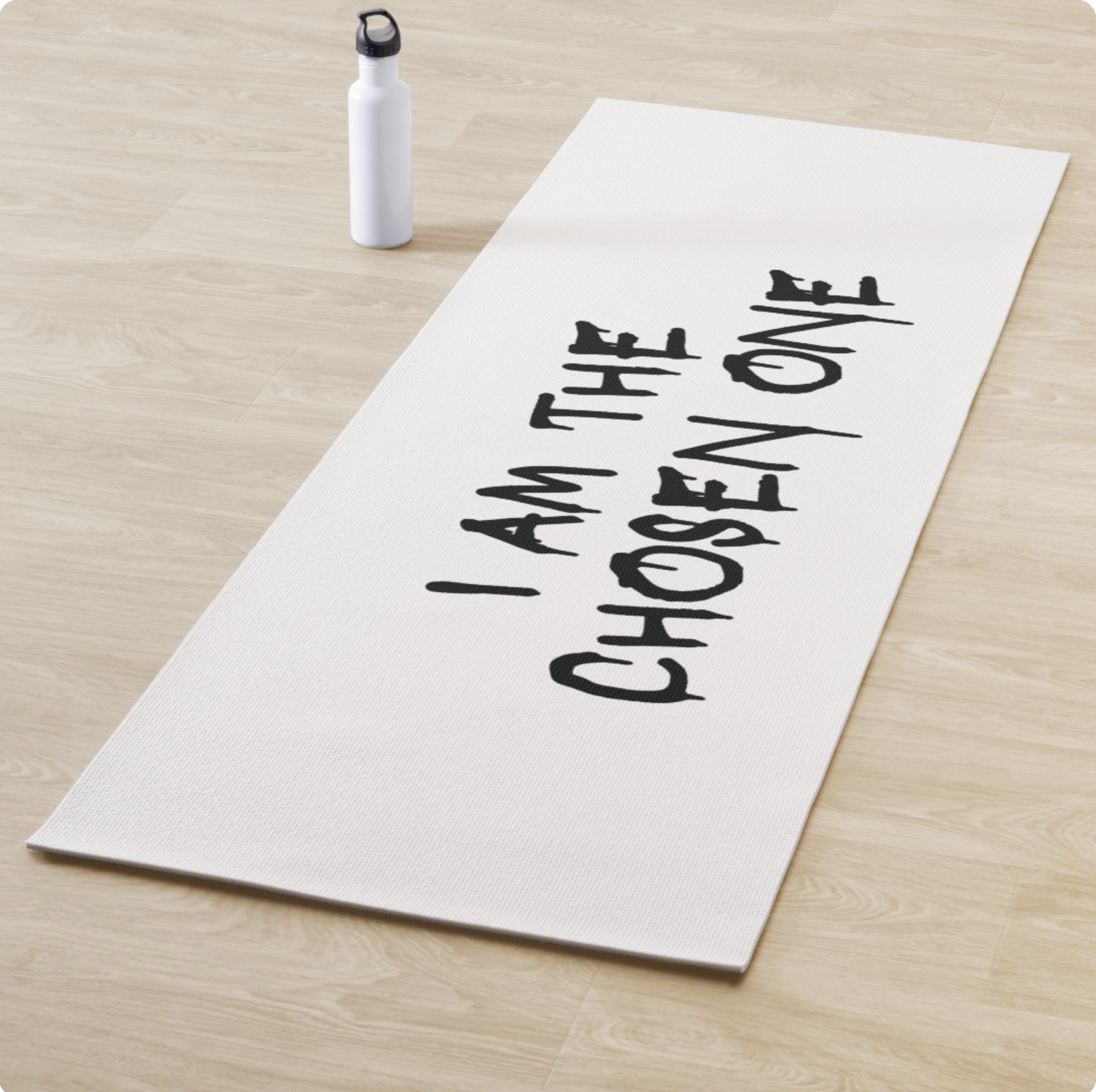 I am the chosen one yoga mat.png