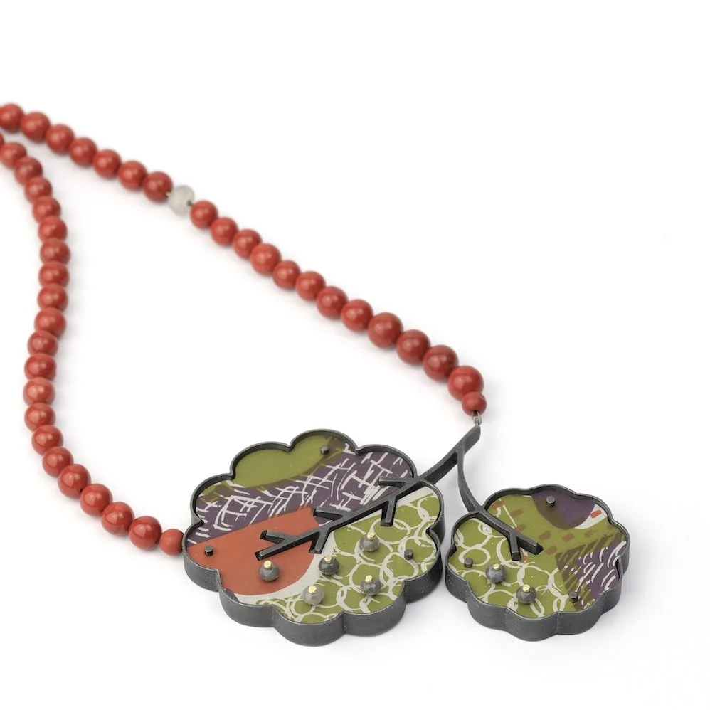Marsh Penny Leaf Pendant