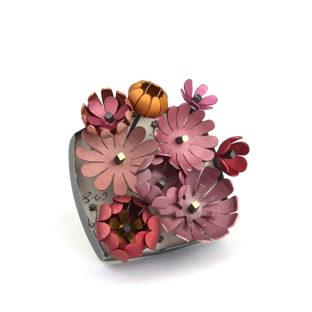 Abundant Blooms brooch no.2