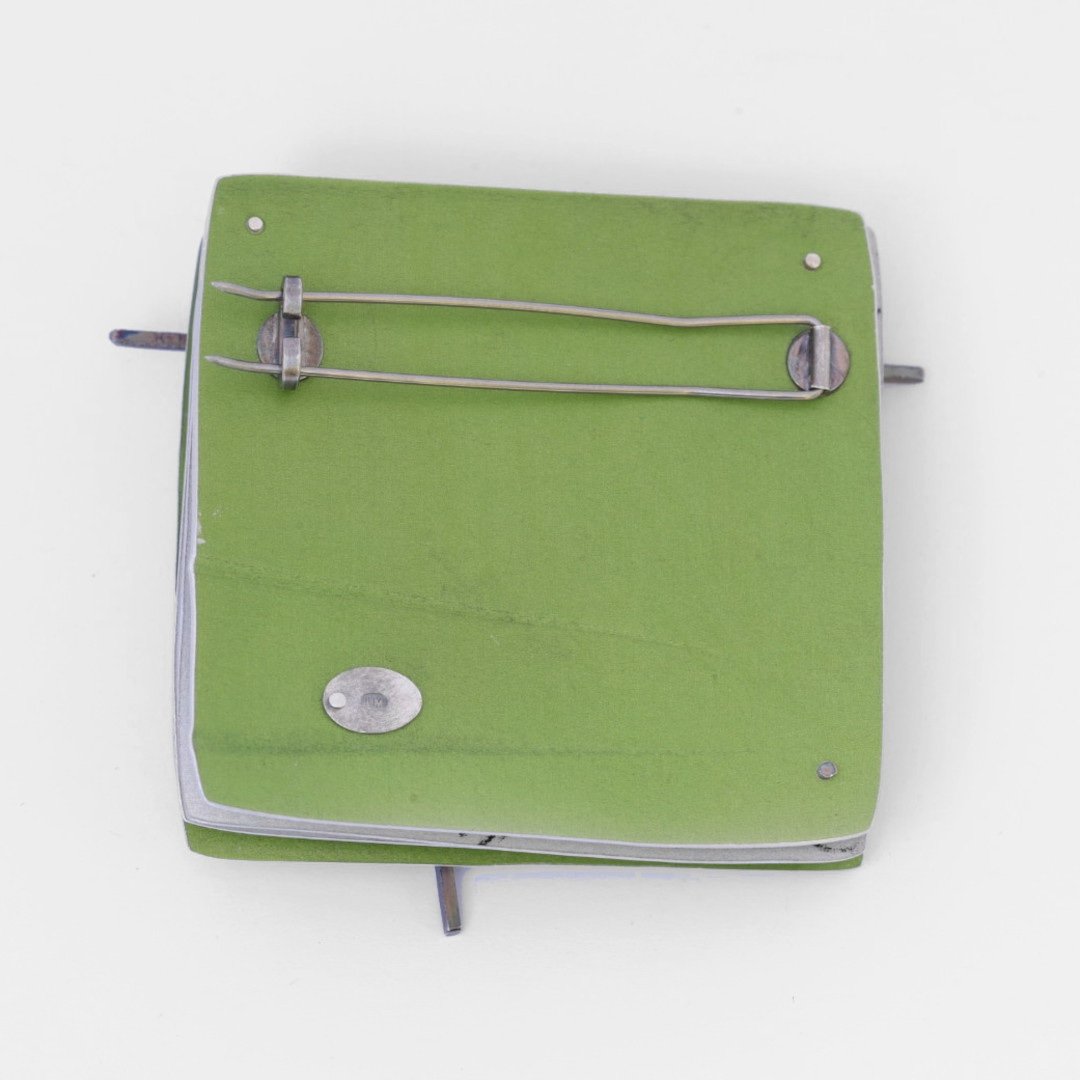 Brooch - Nothing beats the written word back.JPG