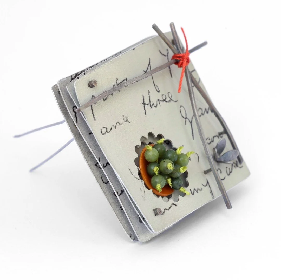 Brooch - Nothing beats the written word 1.JPG