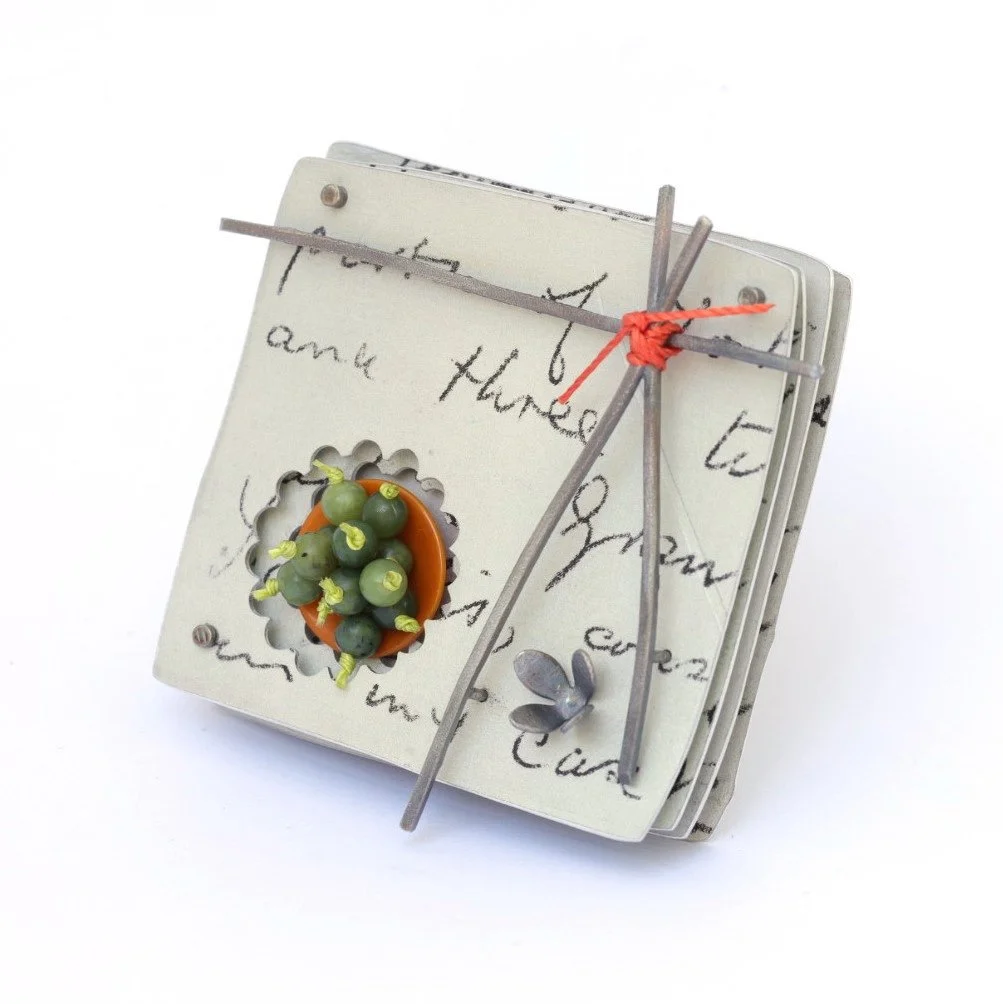 Brooch - Nothing beats the written word.JPG