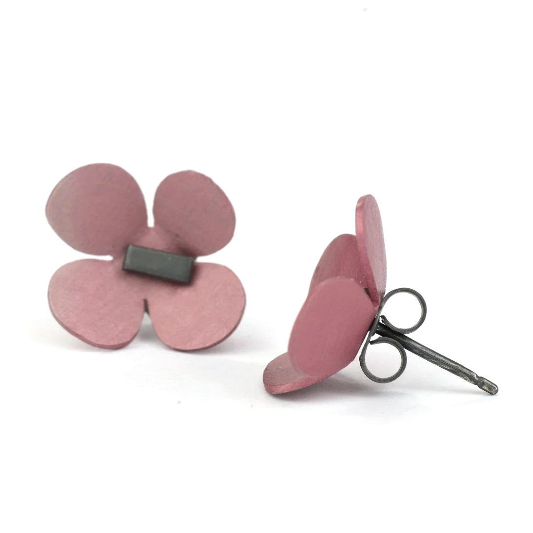 Little Petal studs - pink