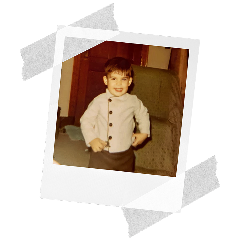 Ericson Proper as a young child.