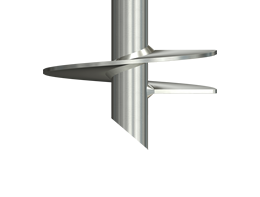 Close-up of a weather vane showing an arrow on a vertical post