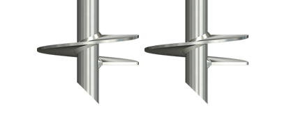 Close-up of multiple metallic rods with small colored markings, set against a dark background.