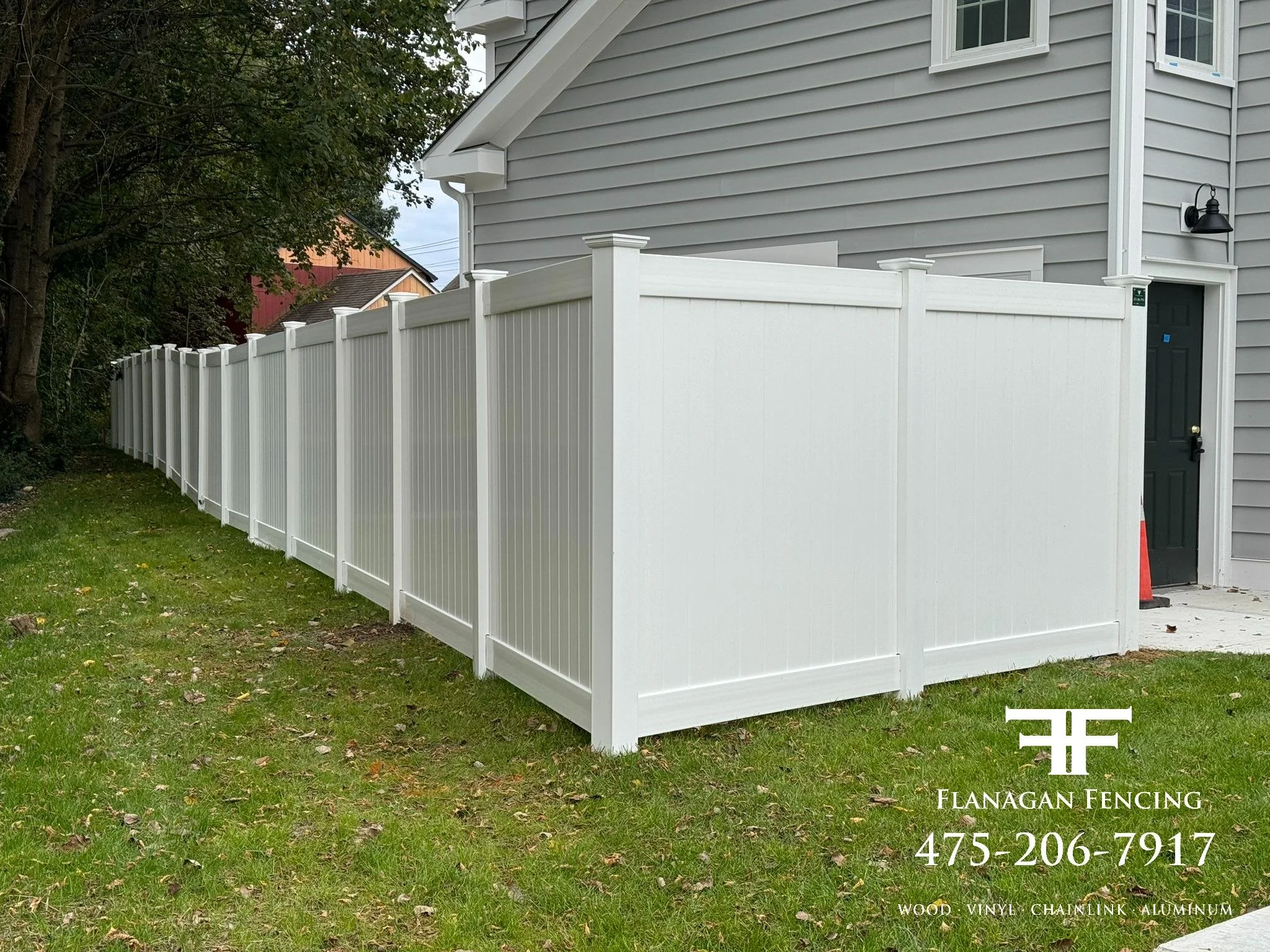 Vinyl Tongue and Groove Privacy Fence Panel