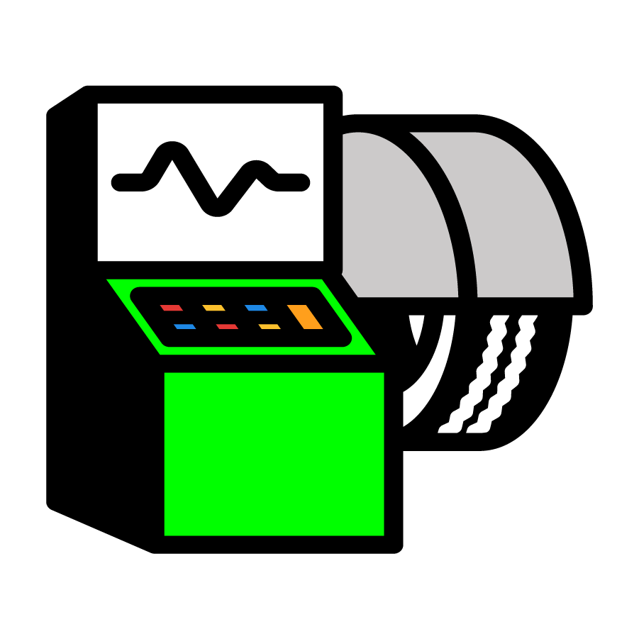 Green and black adjustable plastic ruler with arrows indicating adjustable parts.