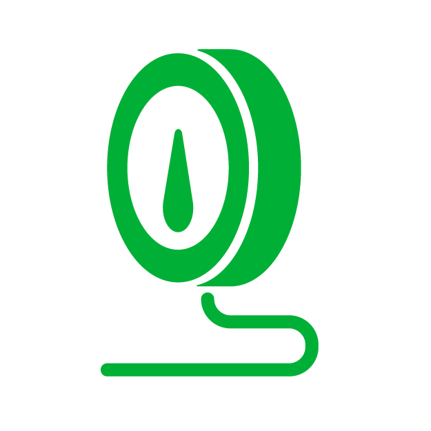 A green coil for tire service