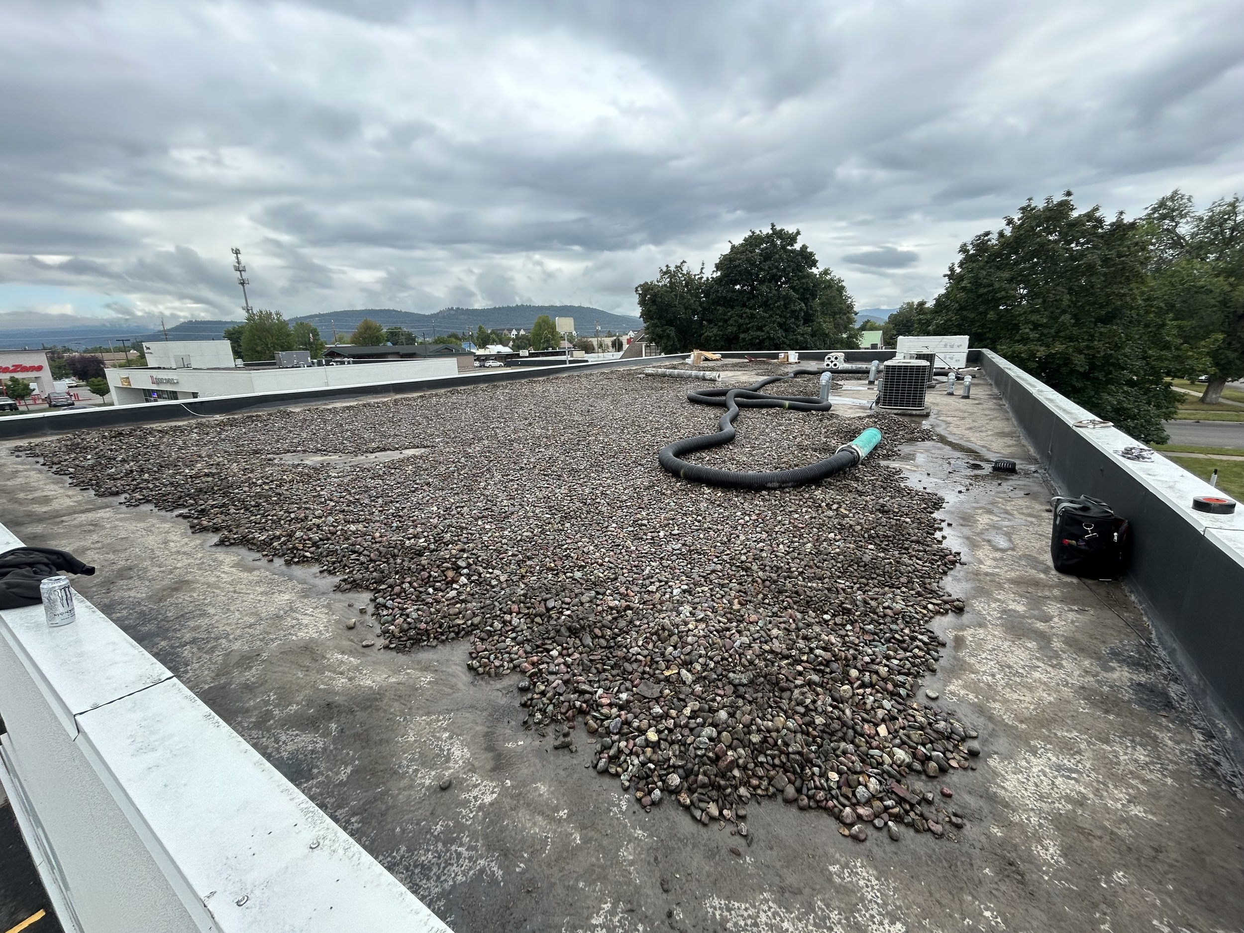 EPDM ballast rock