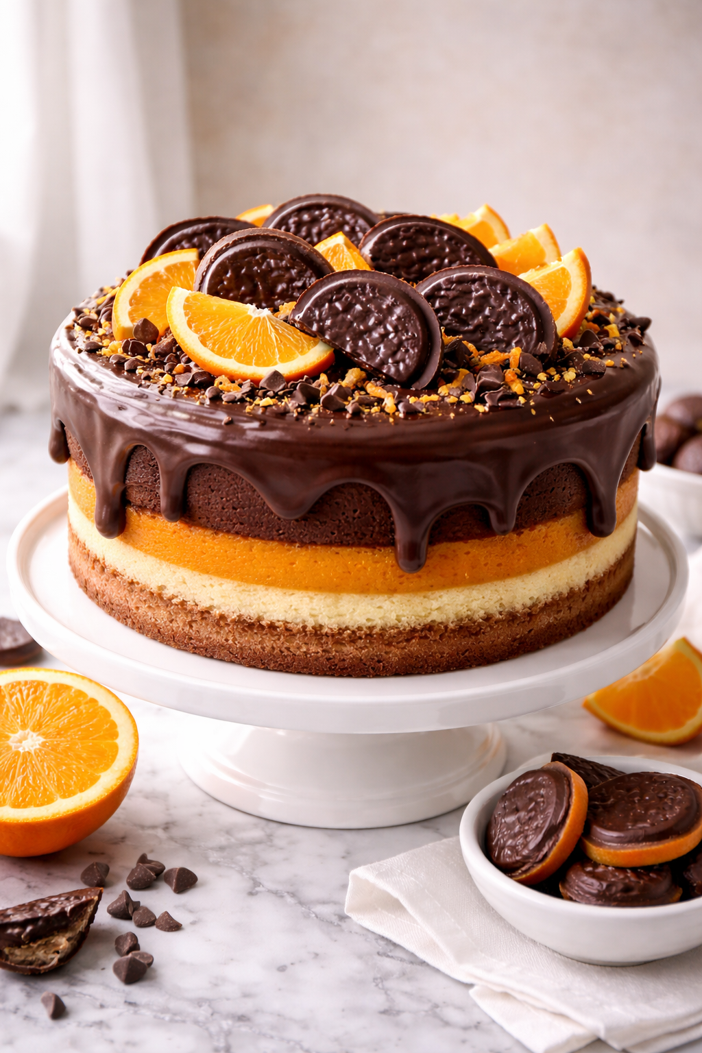 Jaffa Cake with Chocolate Icing
