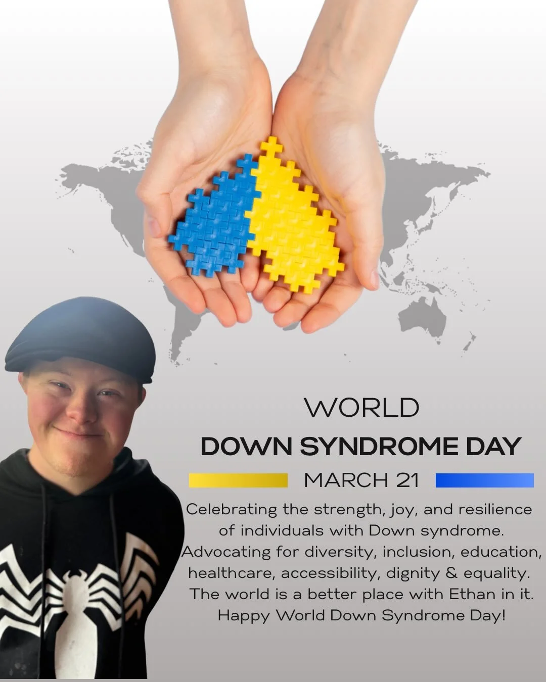 World Down Syndrome Day 03/21
So happy I get to be Ethan&rsquo;s mom 🫶
💙💛💙💛💙💛💙💛💙
#worlddownsyndromeday #wdsd #luckyfew