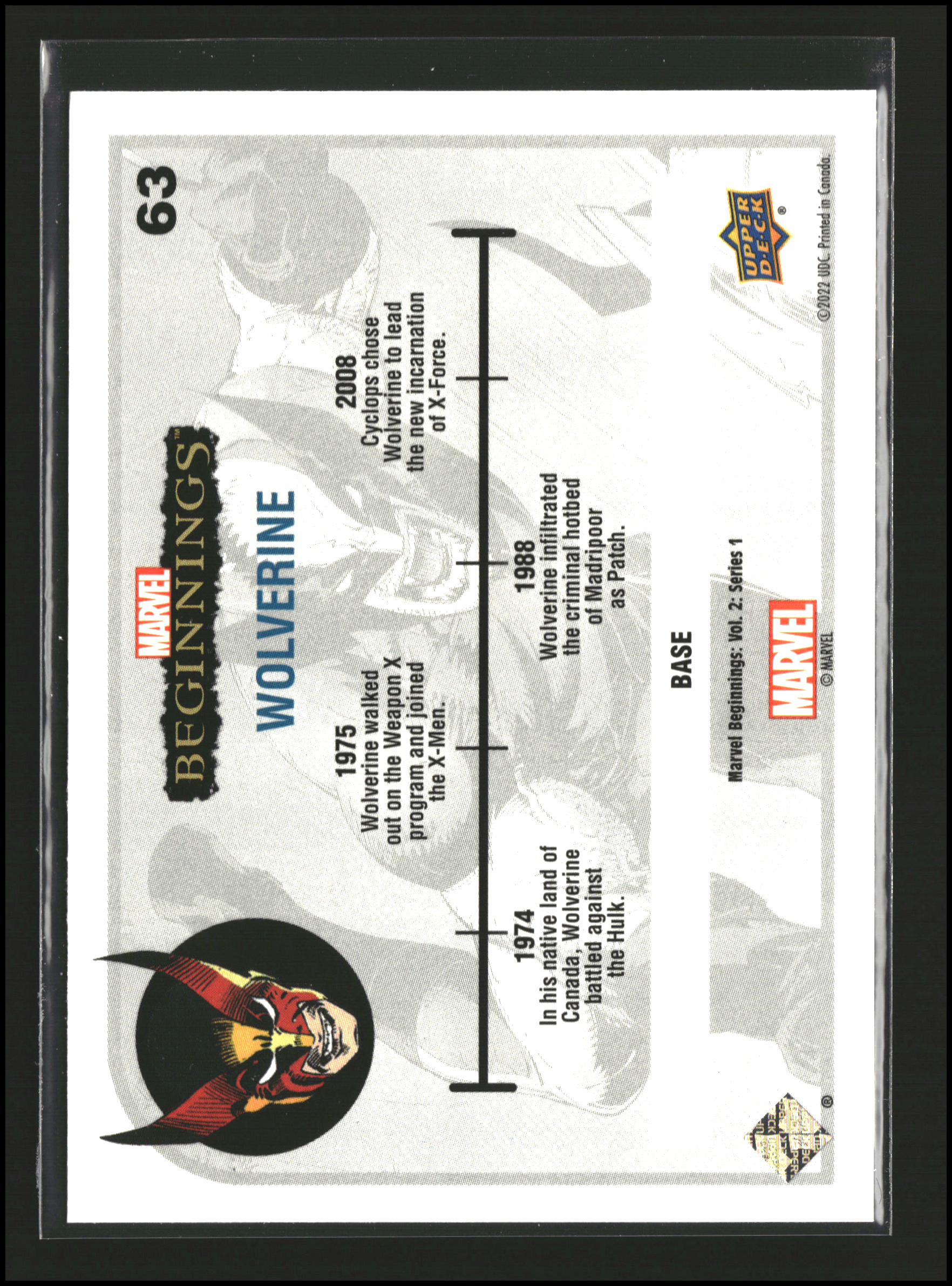 Wolverine #63 - Marvel Beginnings Vol 2 Series 1