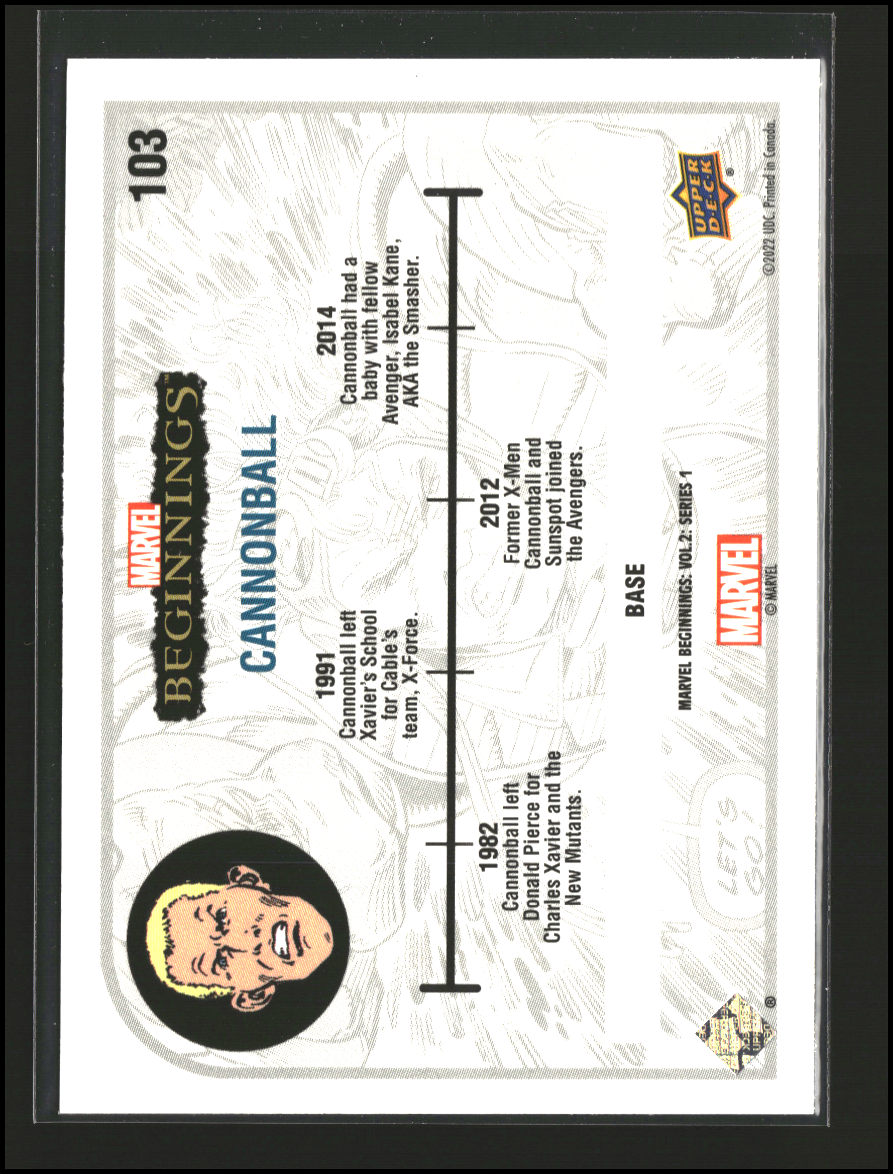 Cannonball #103 - Marvel Beginnings Vol 2 Series 1