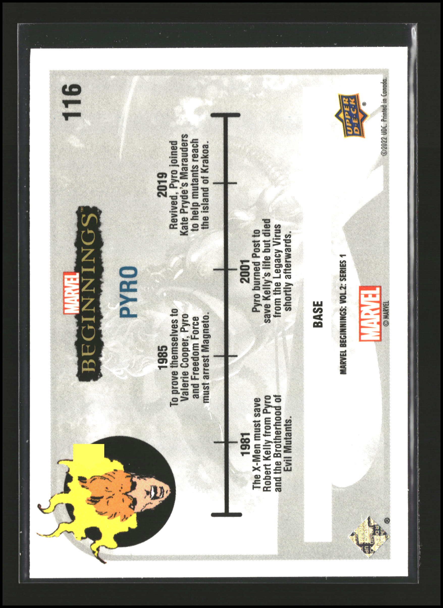 Pyro #116 - Marvel Beginnings Vol 2 Series 1