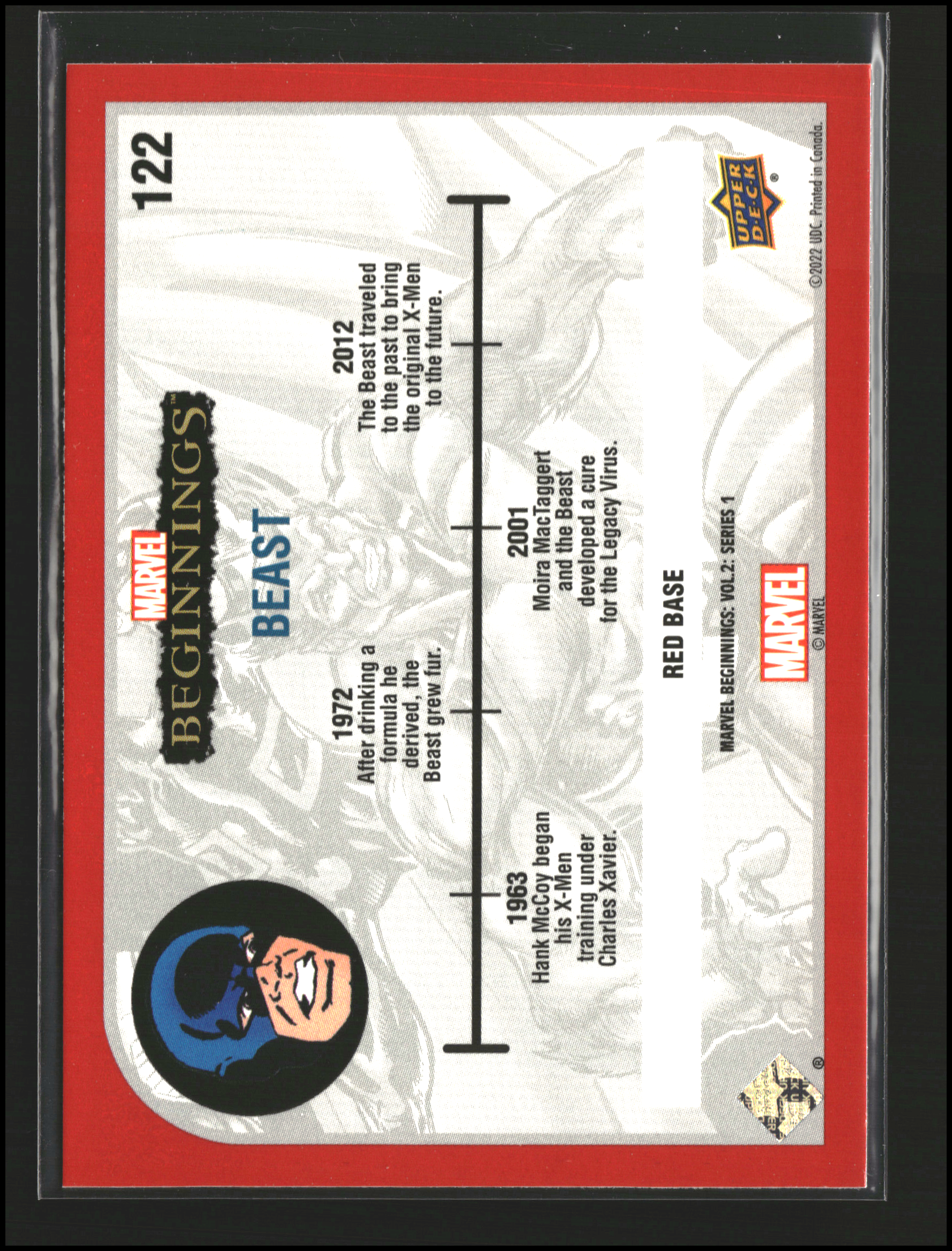 Beast #122 | Upper Deck: Marvel Beginnings | Trading Cards